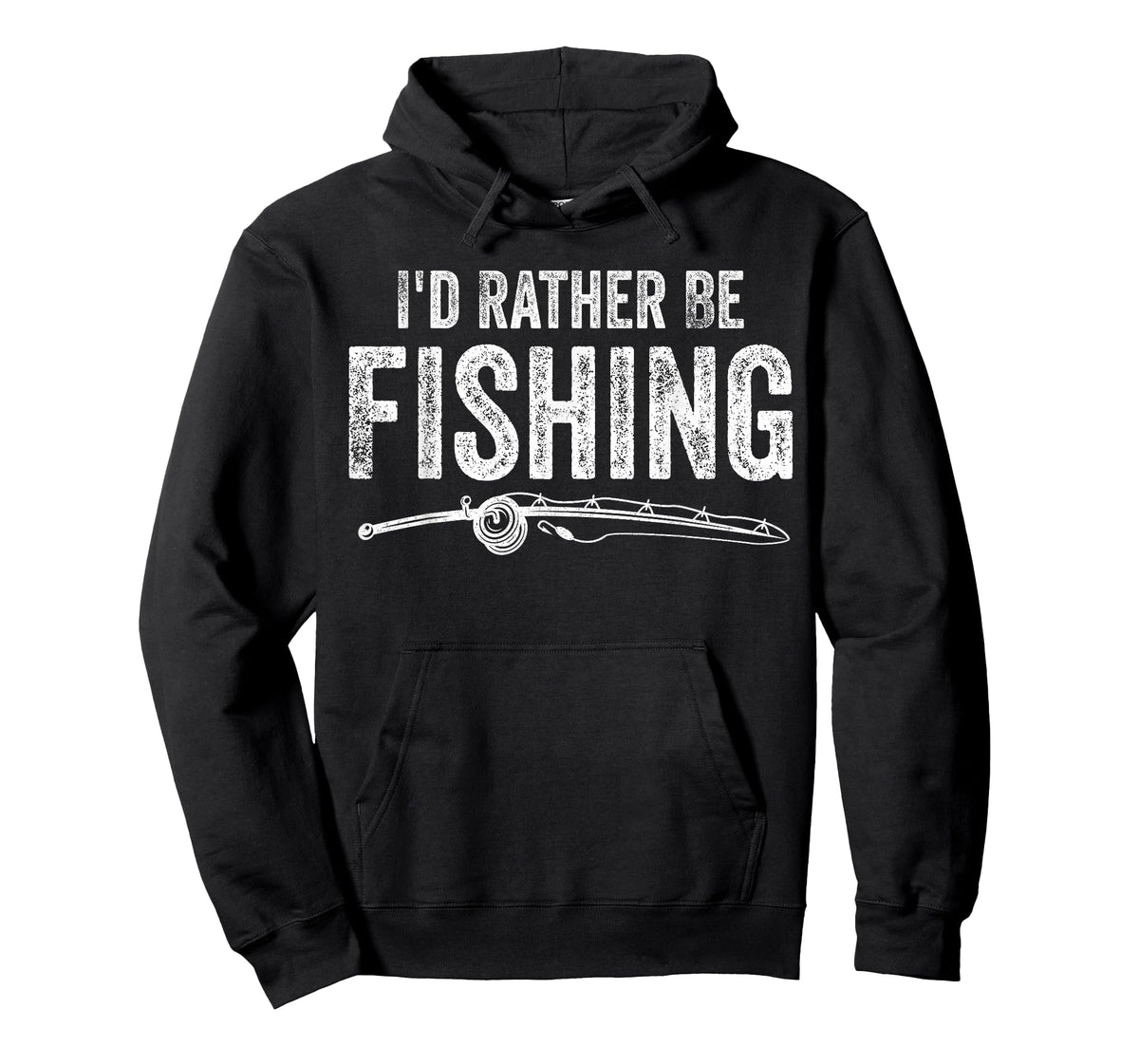I’d Rather Be Fishing Funny Fisherman Quote T-Shirt