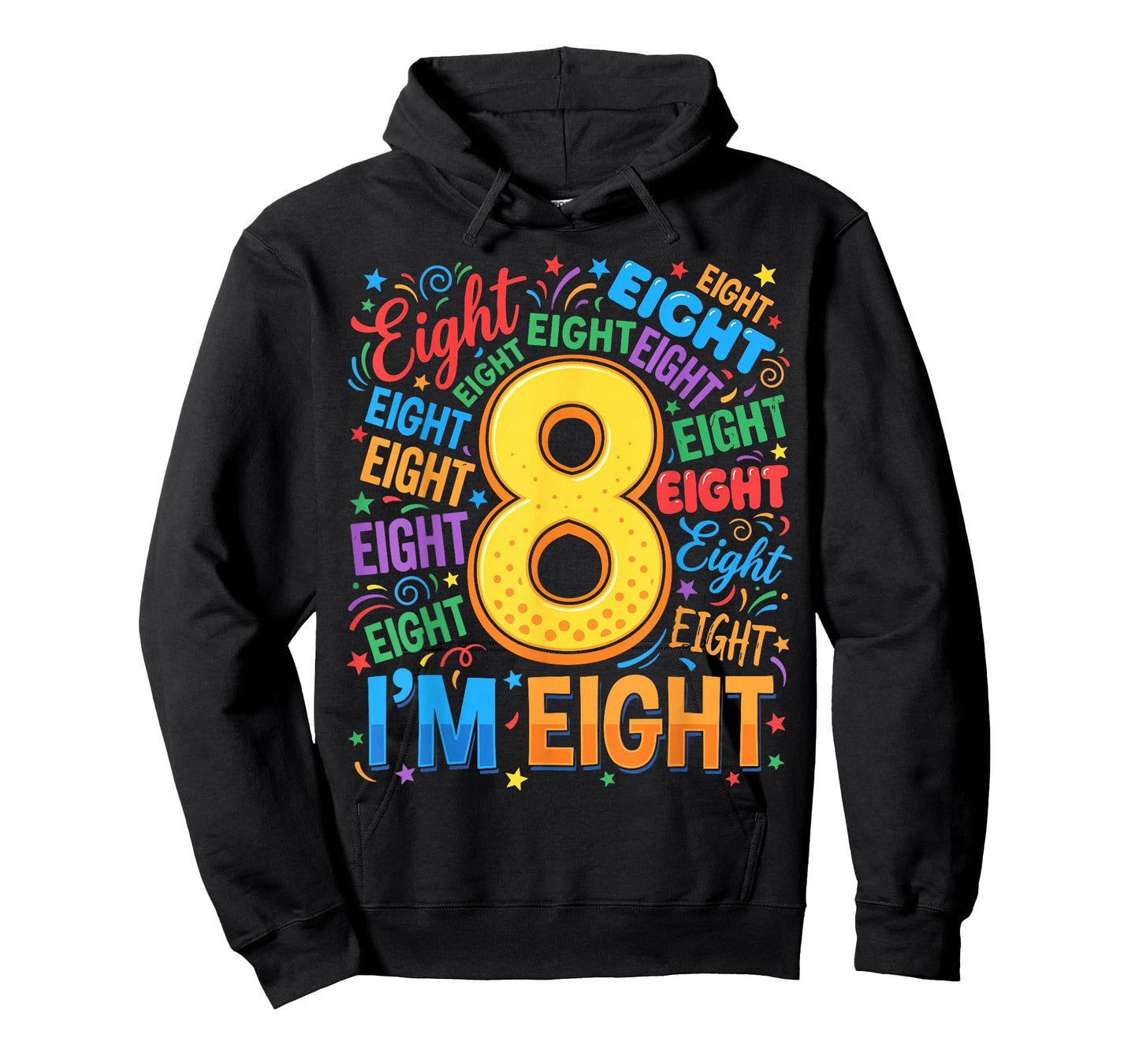 8th Birthday Shirts Boys 8yr Eight 8 Year Old Girls Kids T-Shirt