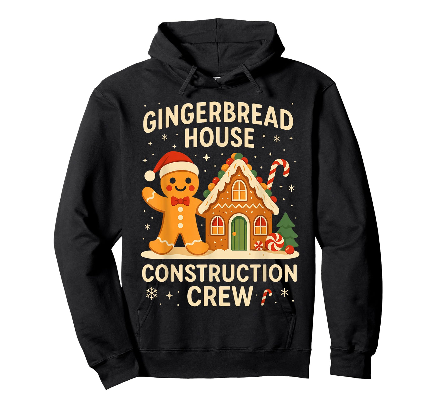 Gingerbread Man Costume Gingerbread House Construction Crew T-Shirt