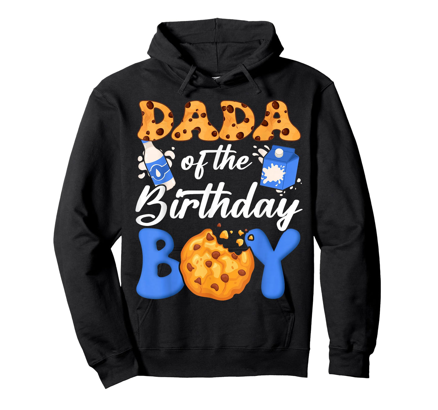 Dada of The Birthday Boy Milk and Cookies 1St Birthday T-Shirt