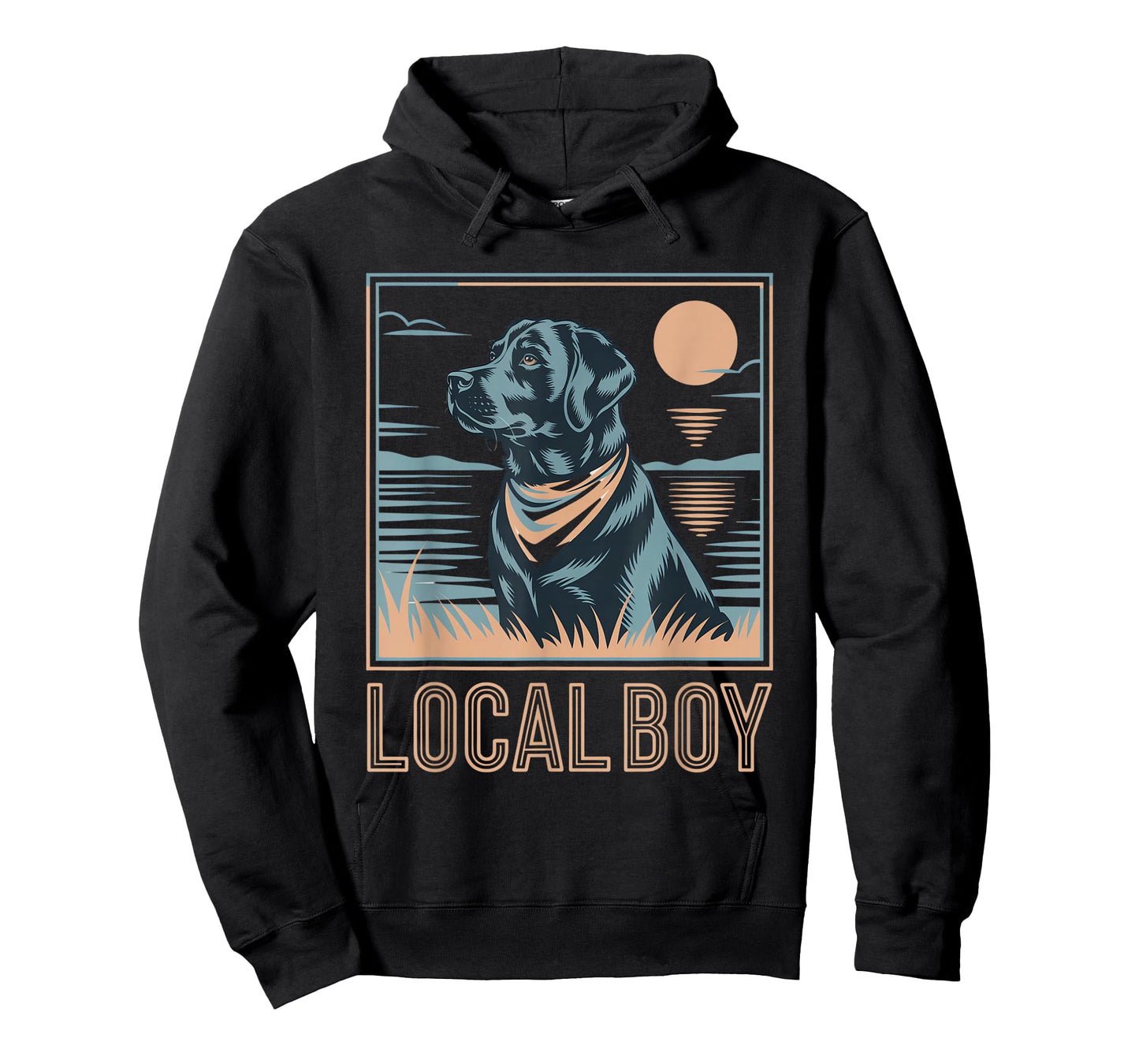 Local Boy Labrador Hunting Dog Duck Hunting T-Shirt