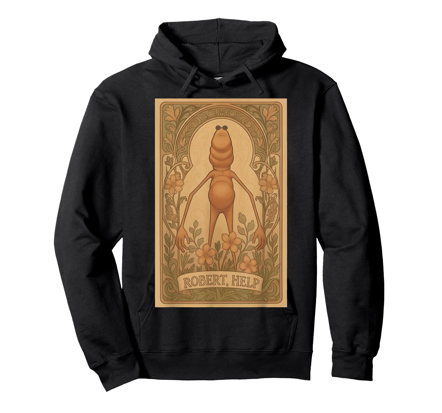 Vintage Marcus The Worm Meme Robert Help Nouveau Art Meme T-Shirt