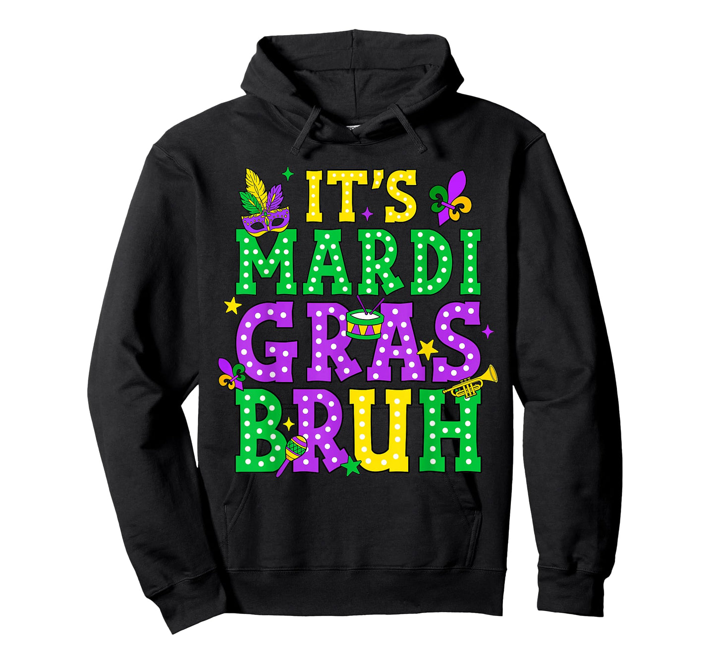 Bruh Mardi Gras Teens Boys Kids Mardi Gras T-Shirt
