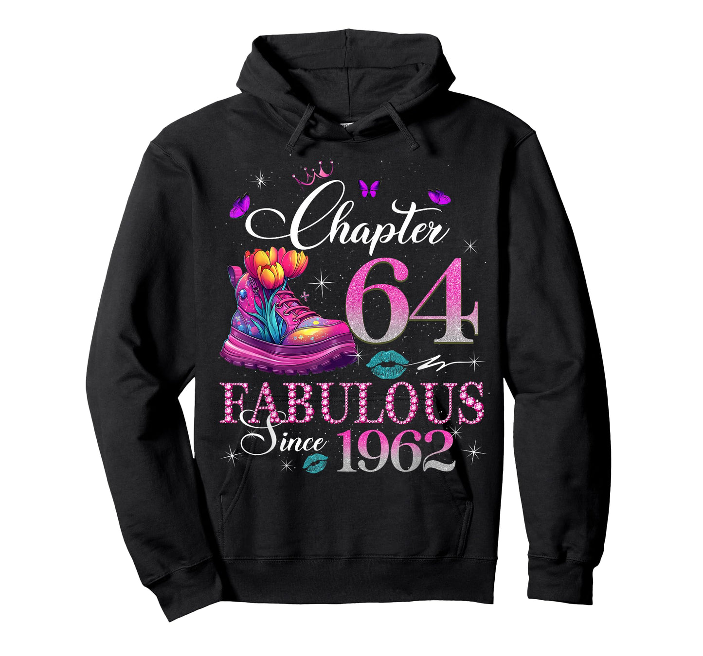 Chapter 64 Fabulous Since 1962 64th Birthday Women Girls T-Shirt
