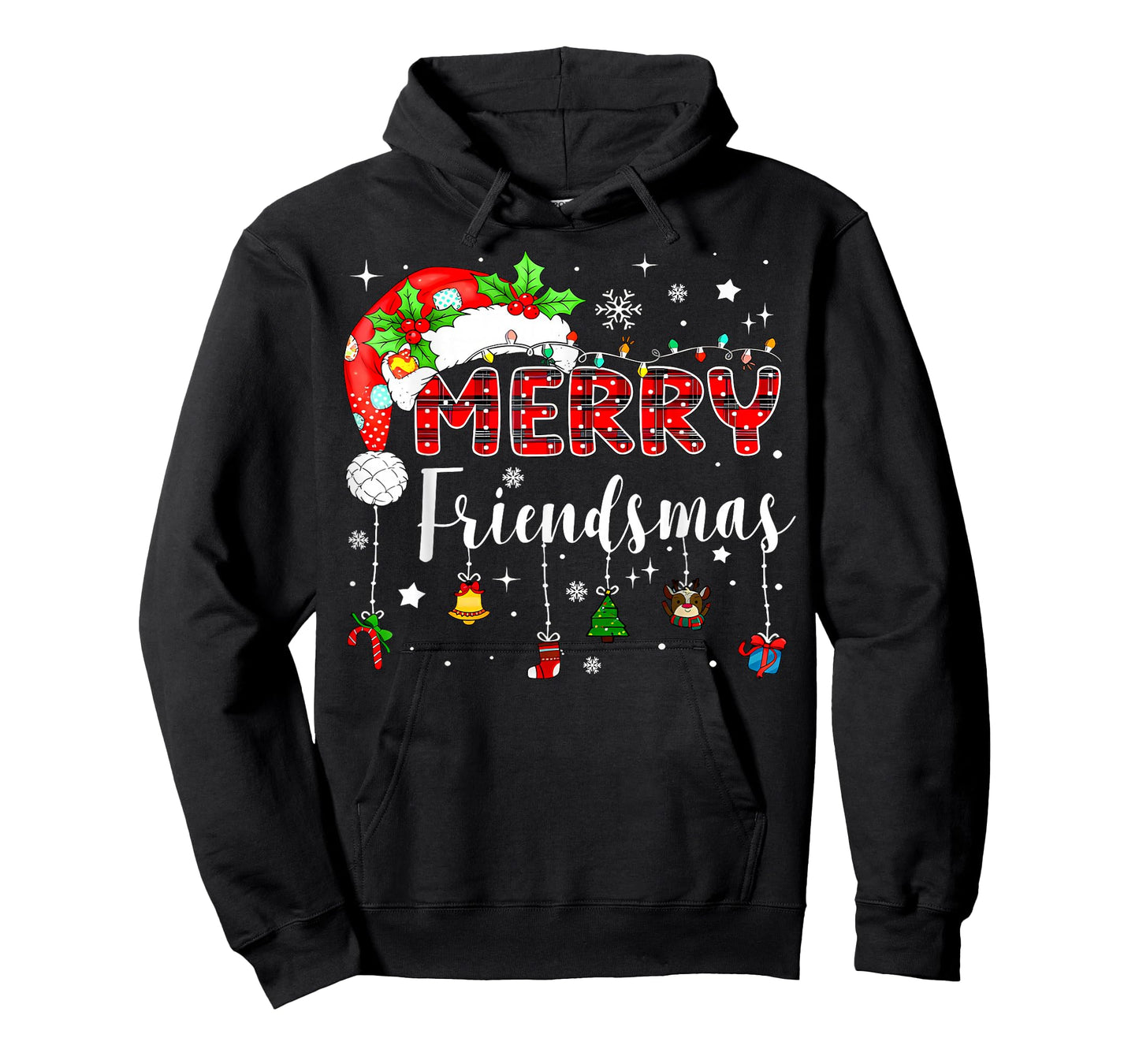 Merry Friendsmas Funny Christmas Friends Party Matching T-Shirt