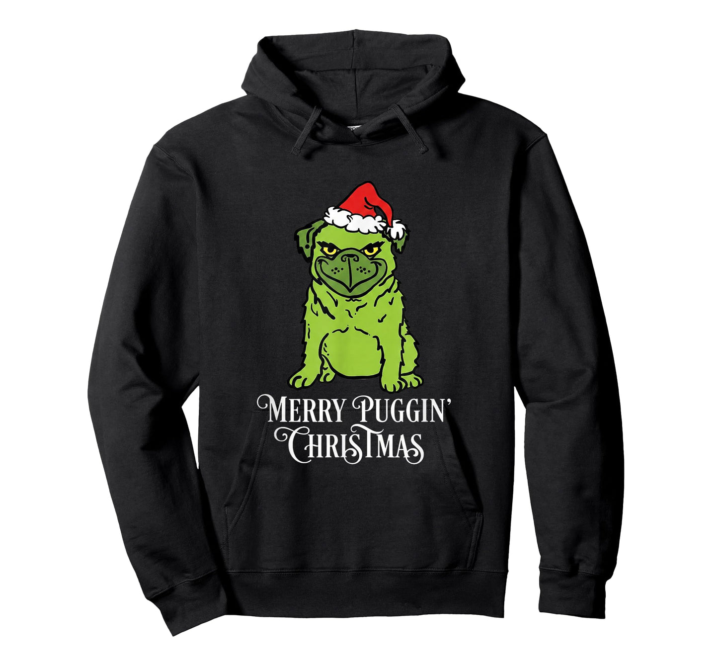 Merry Puggin' Christmas Cute Pug Dog Lover Xmas T-Shirt