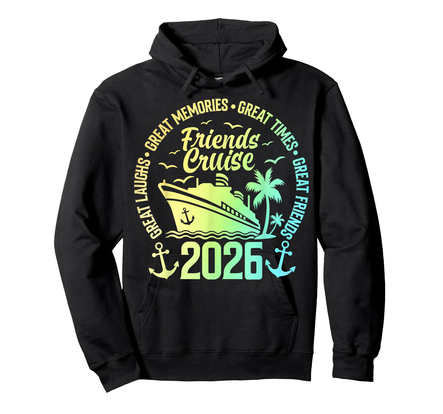 Friends Cruise 2026 Vacation Trip Cruising Friends Matching T-Shirt