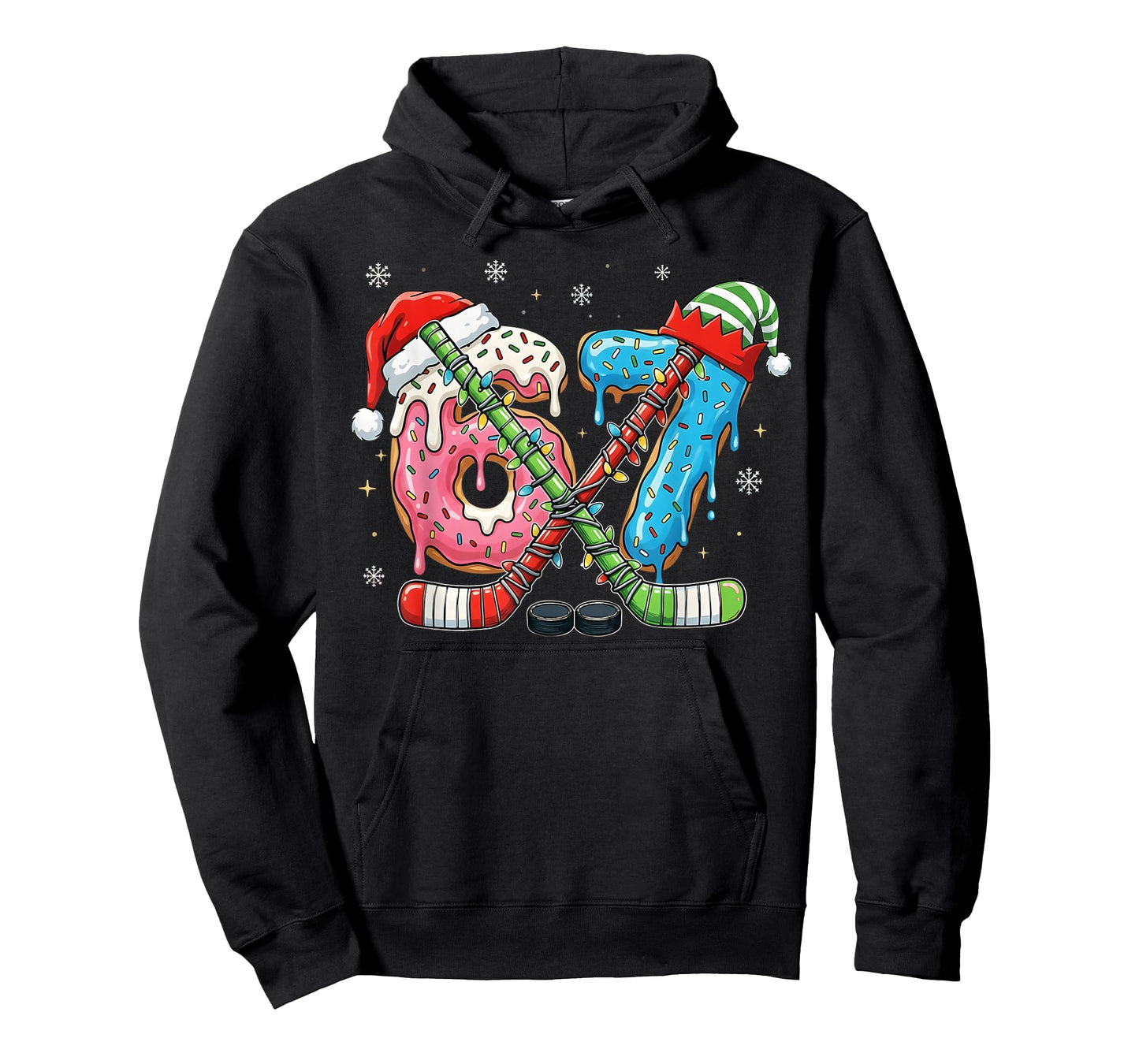 6-7 Meme Slang Christmas Ice Cream Drip Xmas Ice Hockey T-Shirt