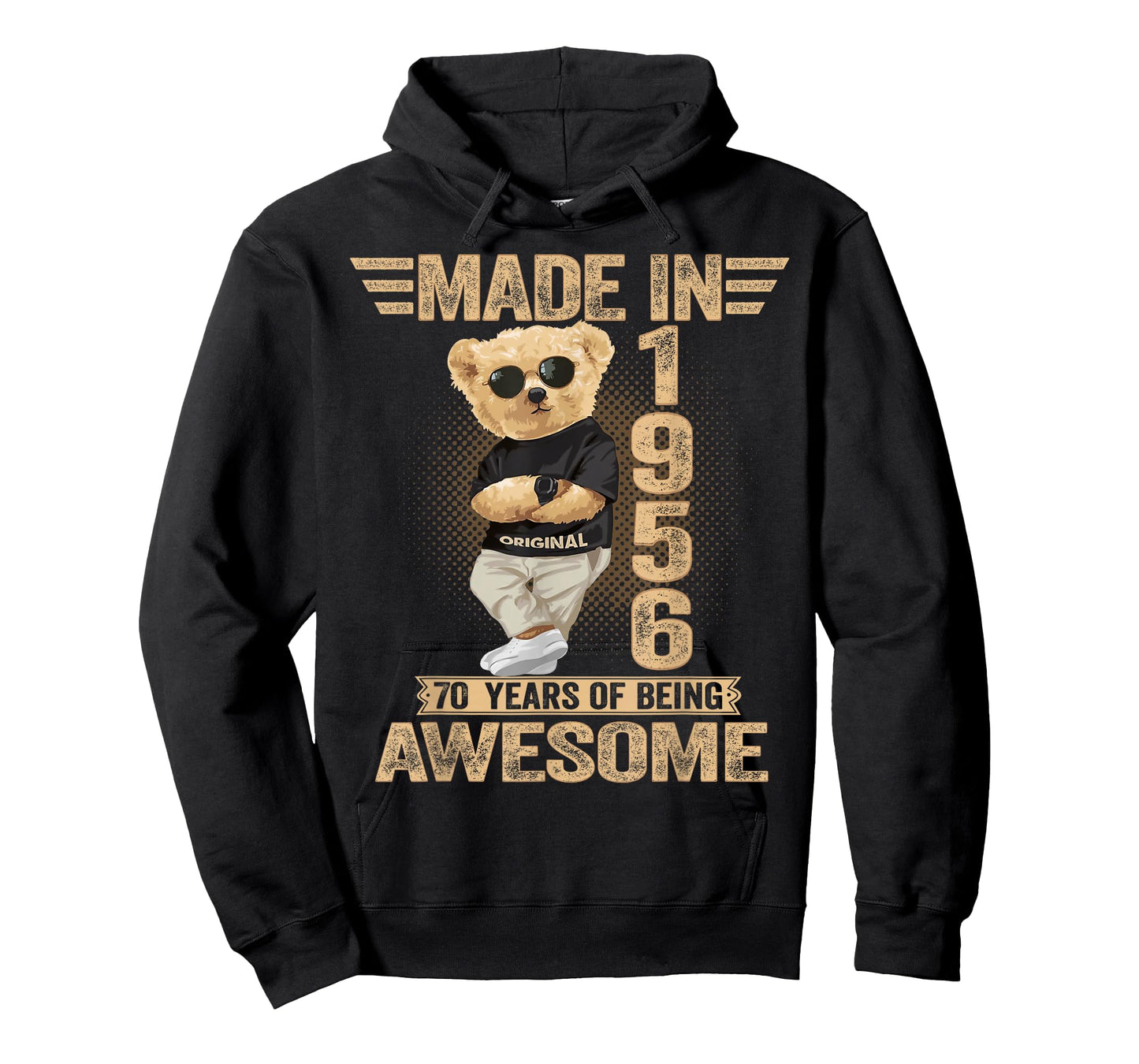 70 Year Old Made in 1956 Teddy Bear 70th Birthday Men Women T-Shirt