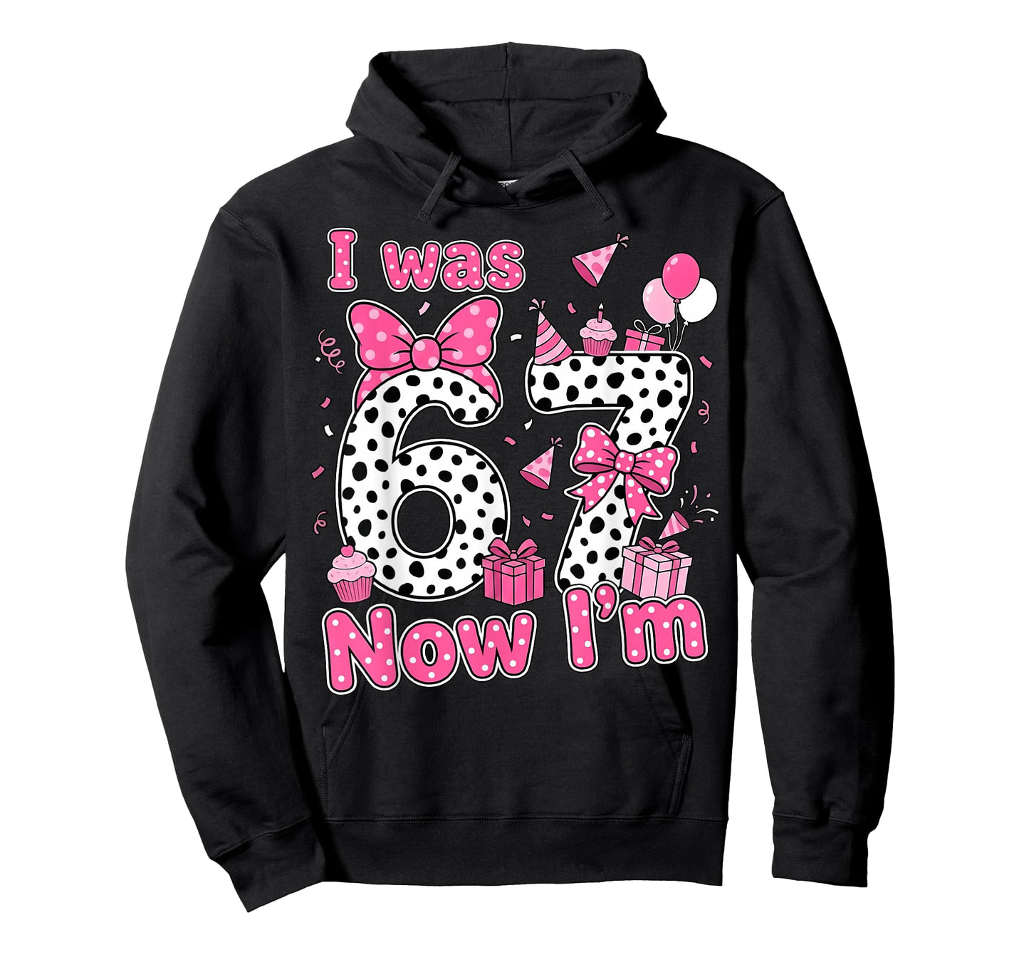I was 6 Now I'm 7 Cute Birthday Girl Gifts for Girls Kids T-Shirt