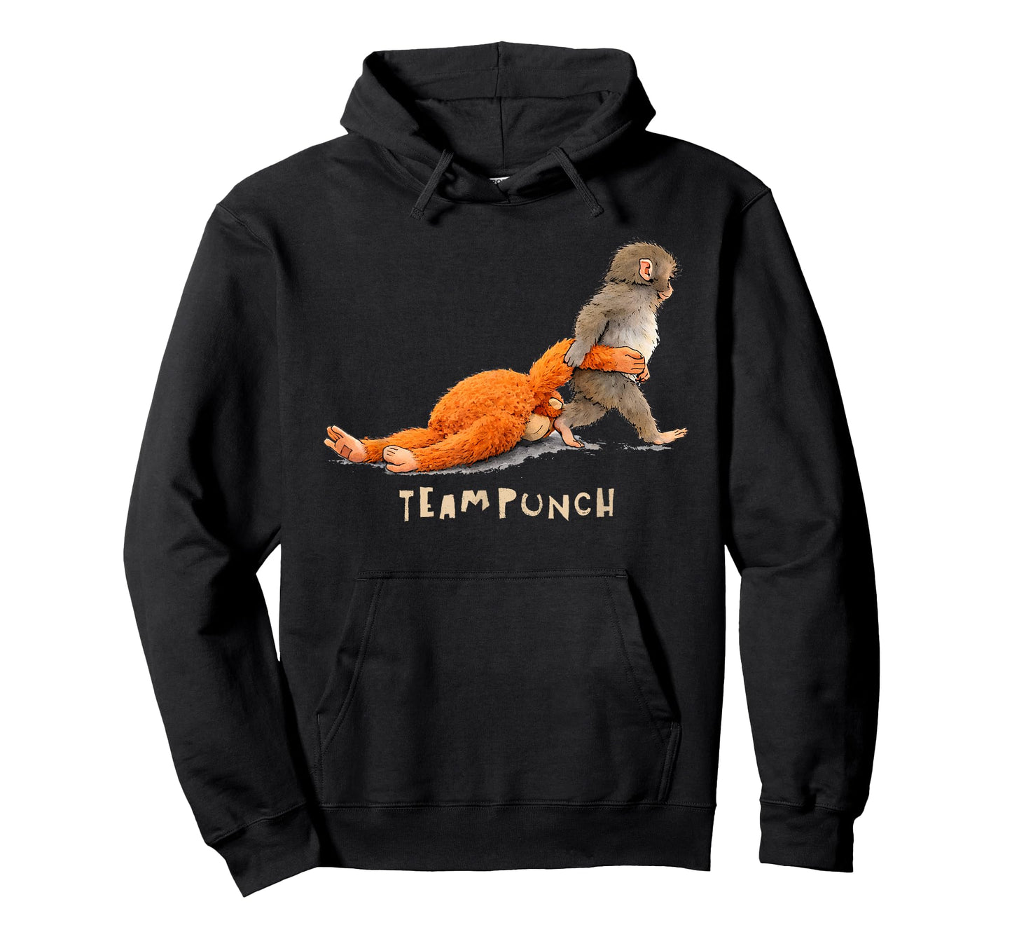 Sad Monkey Punch with an Orange Toy I'm Fine T-Shirt
