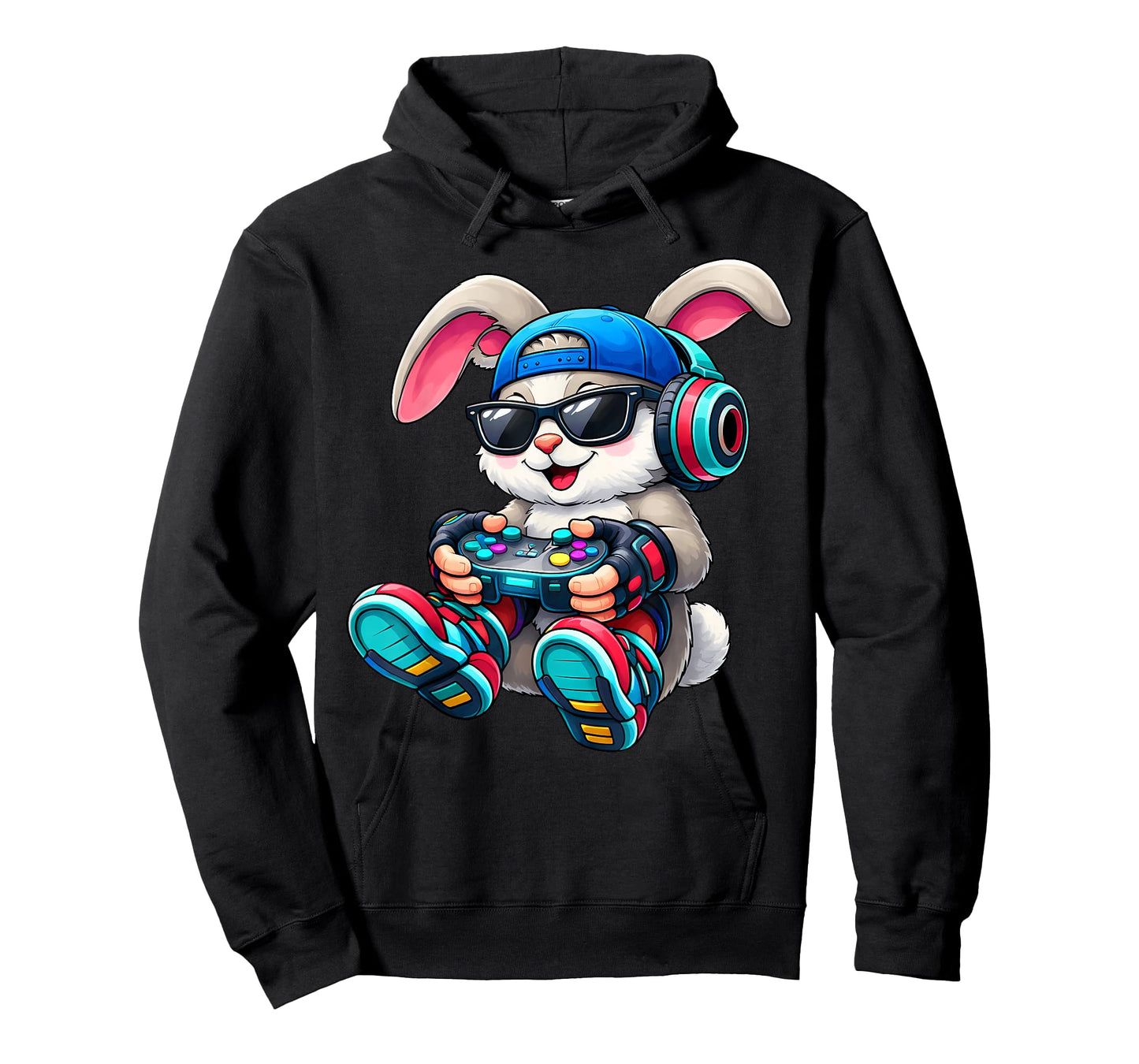 Kids Boys Easter Funny Game Gaming Bunny Easter for Kids Boy T-Shirt