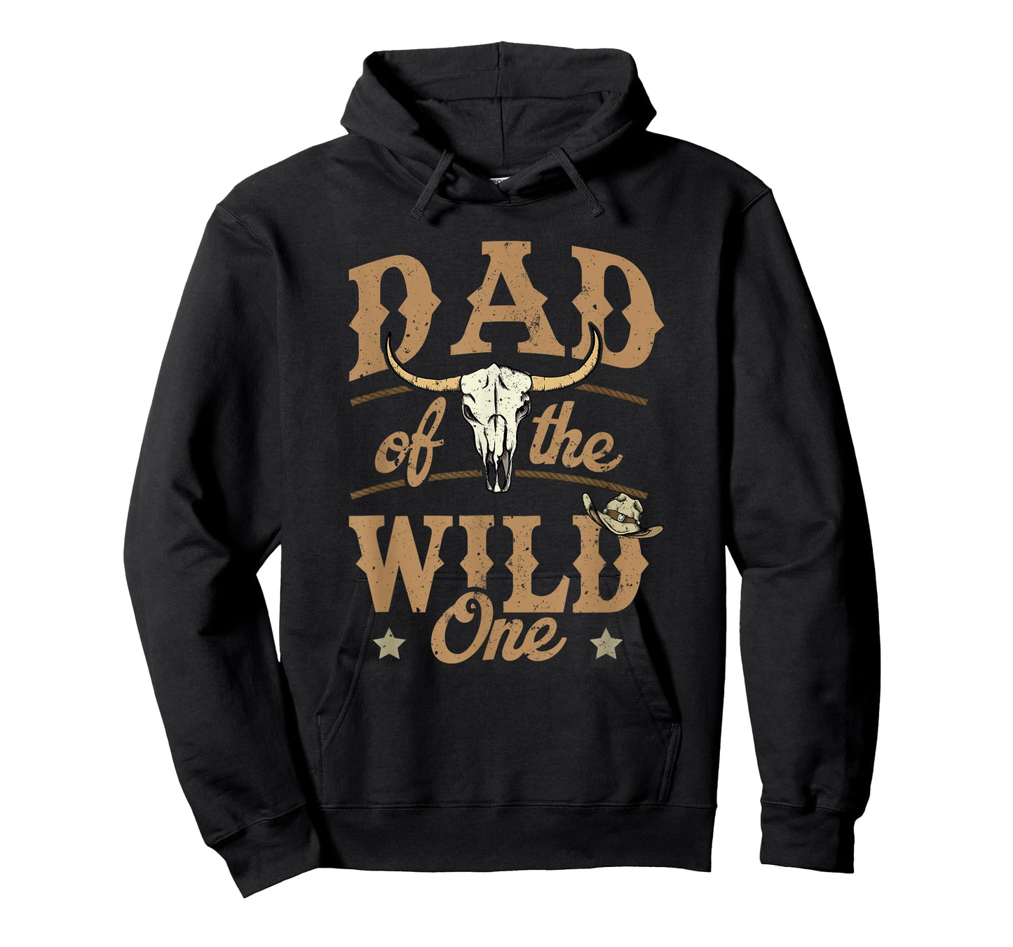 Dad of The Wild One Cowboy Western Rodeo Party Matching T-Shirt