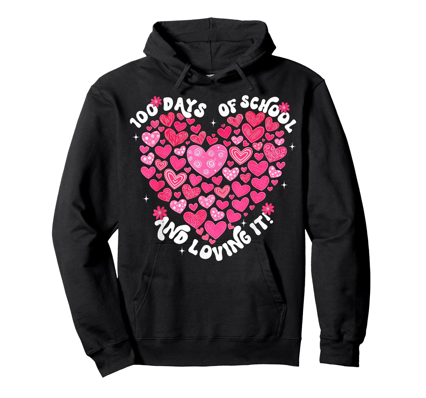 100 Days of School and Loving It 100th Day Hearts Boy Girl T-Shirt