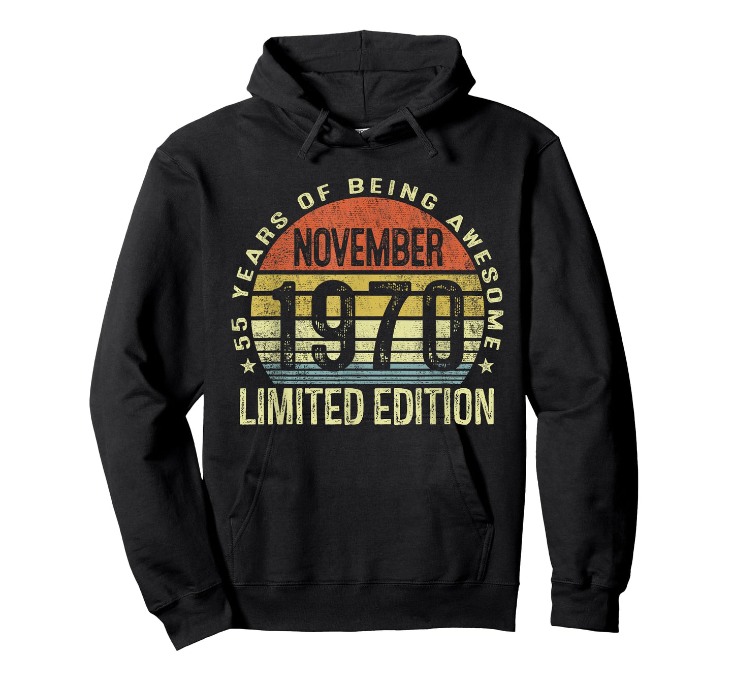 November 1970 55th Birthday Gifts for Men Women 55 Year Old T-Shirt