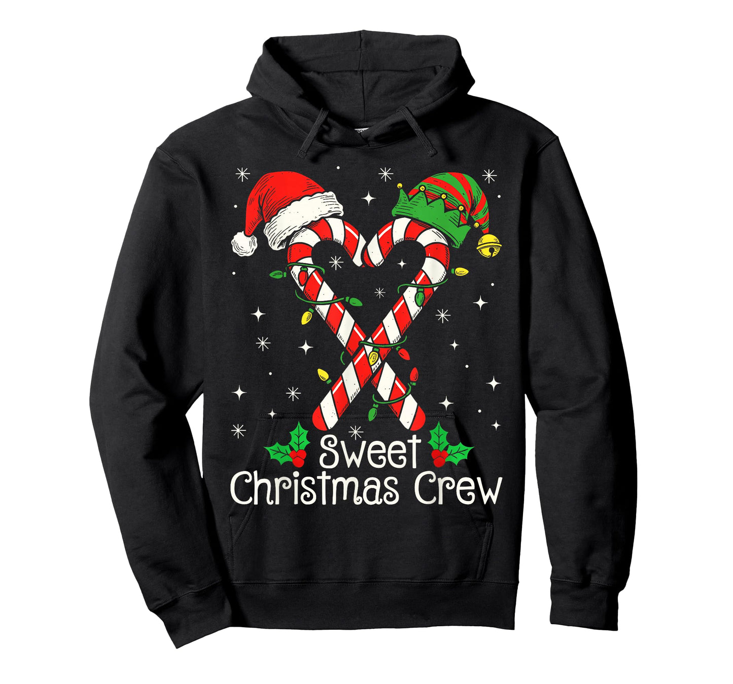 Family Christmas Pajama Candy Cane Christmas Kids Women Me T-Shirt