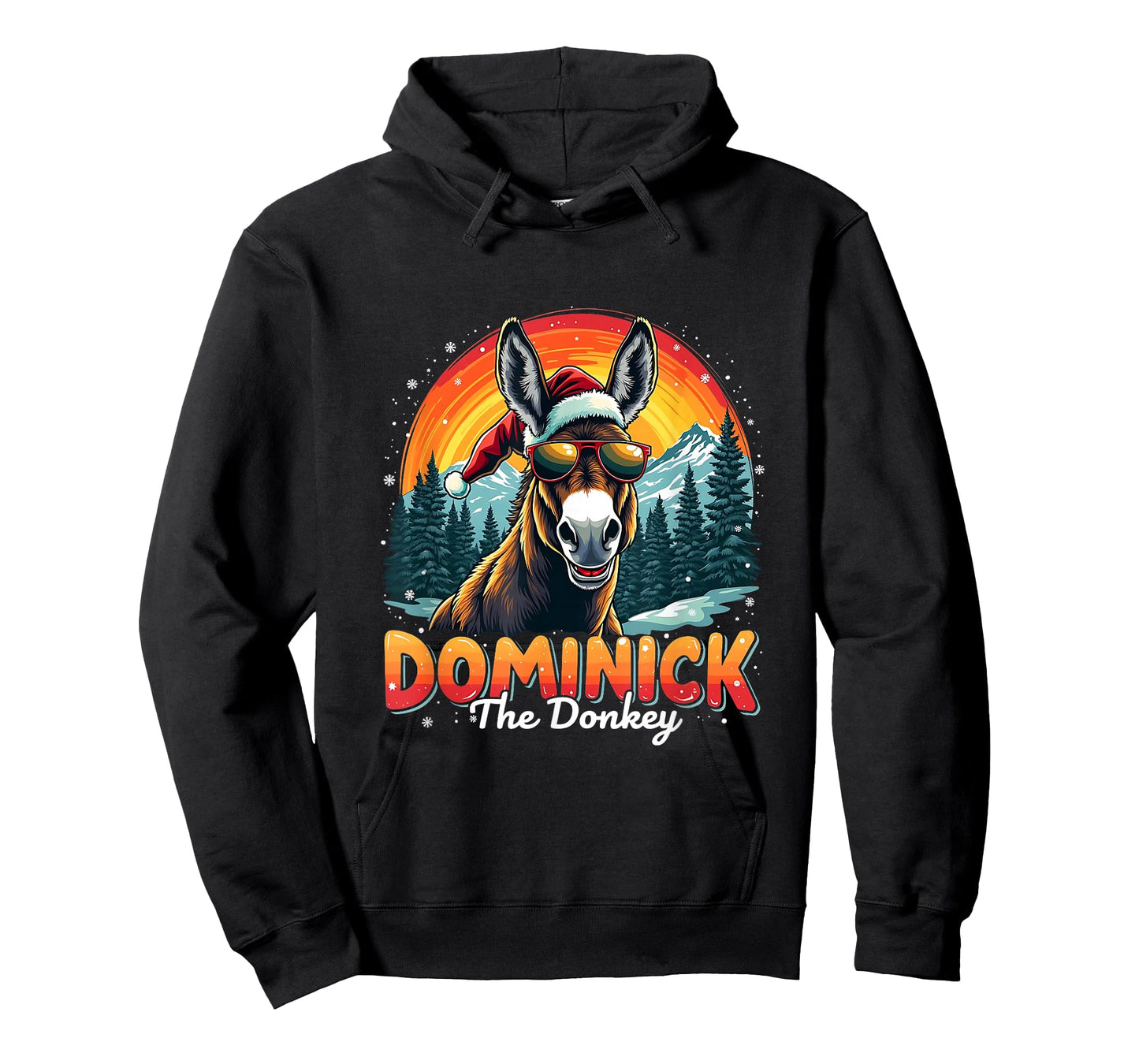 Christmas Dominick Donkey Cheer Mi Burrito Sabanero Mexican T-Shirt