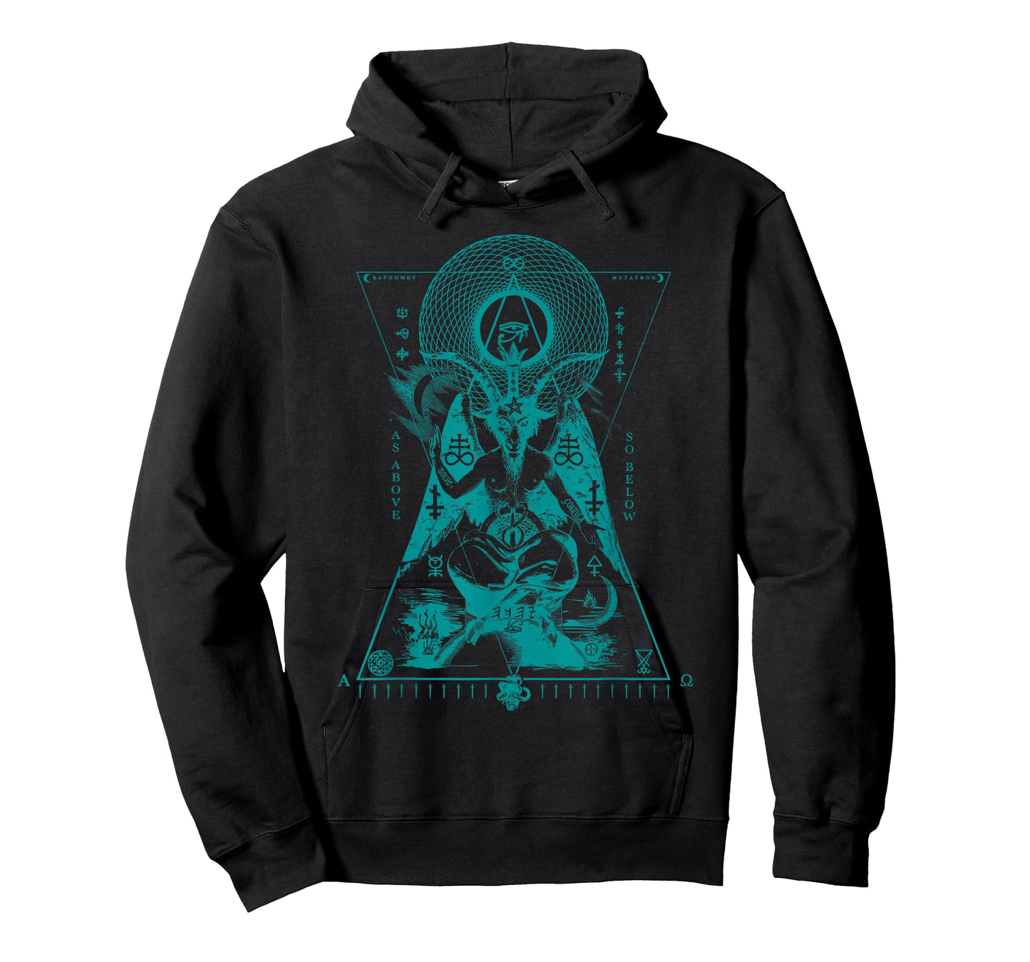 Sacred Geometry Baphomet - Hermetic Esoteric Symbolism Art T-Shirt