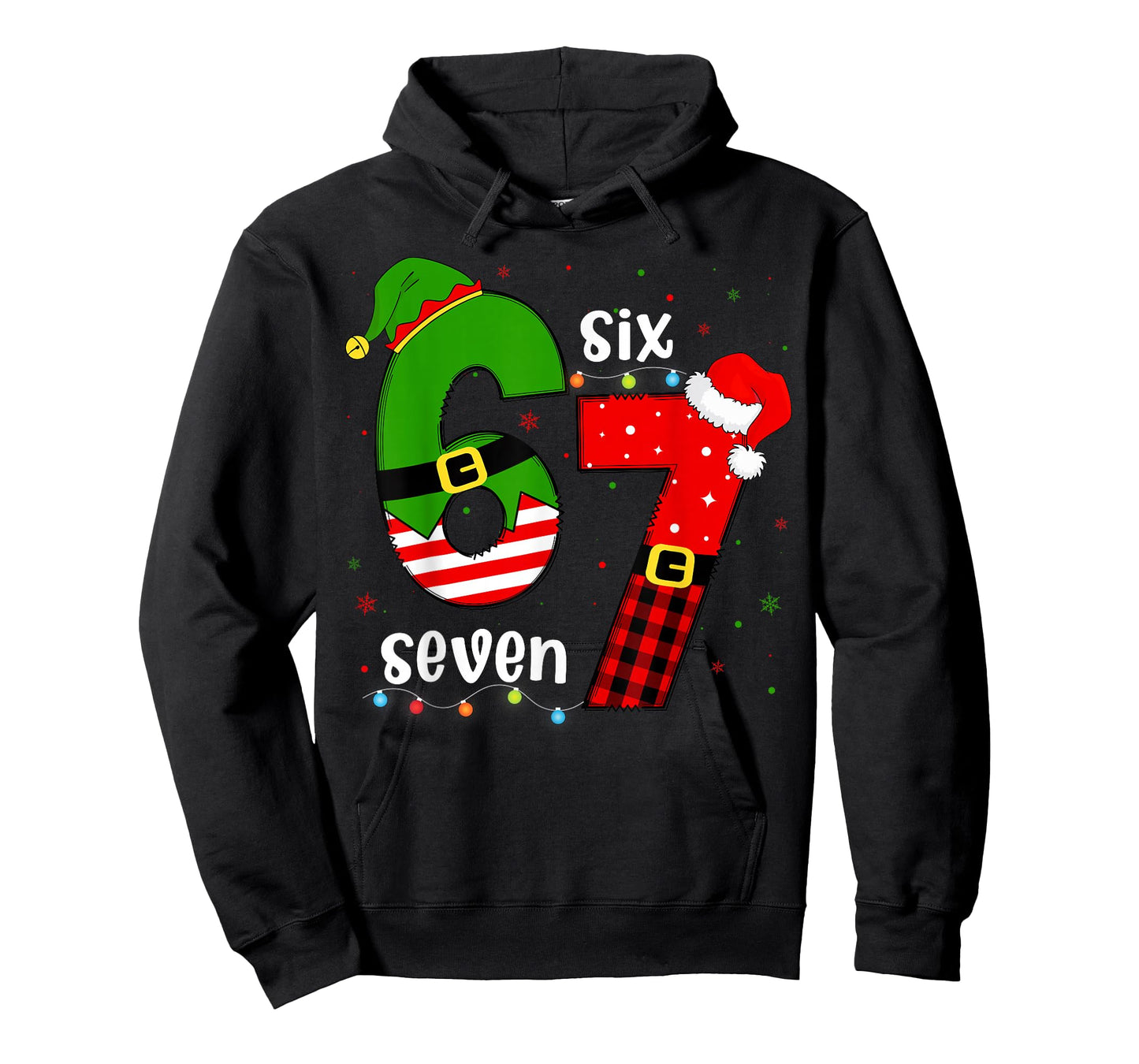 Funny 67 Six Seven Christmas Boys Girls Kids Teens Xmas 6 7 T-Shirt
