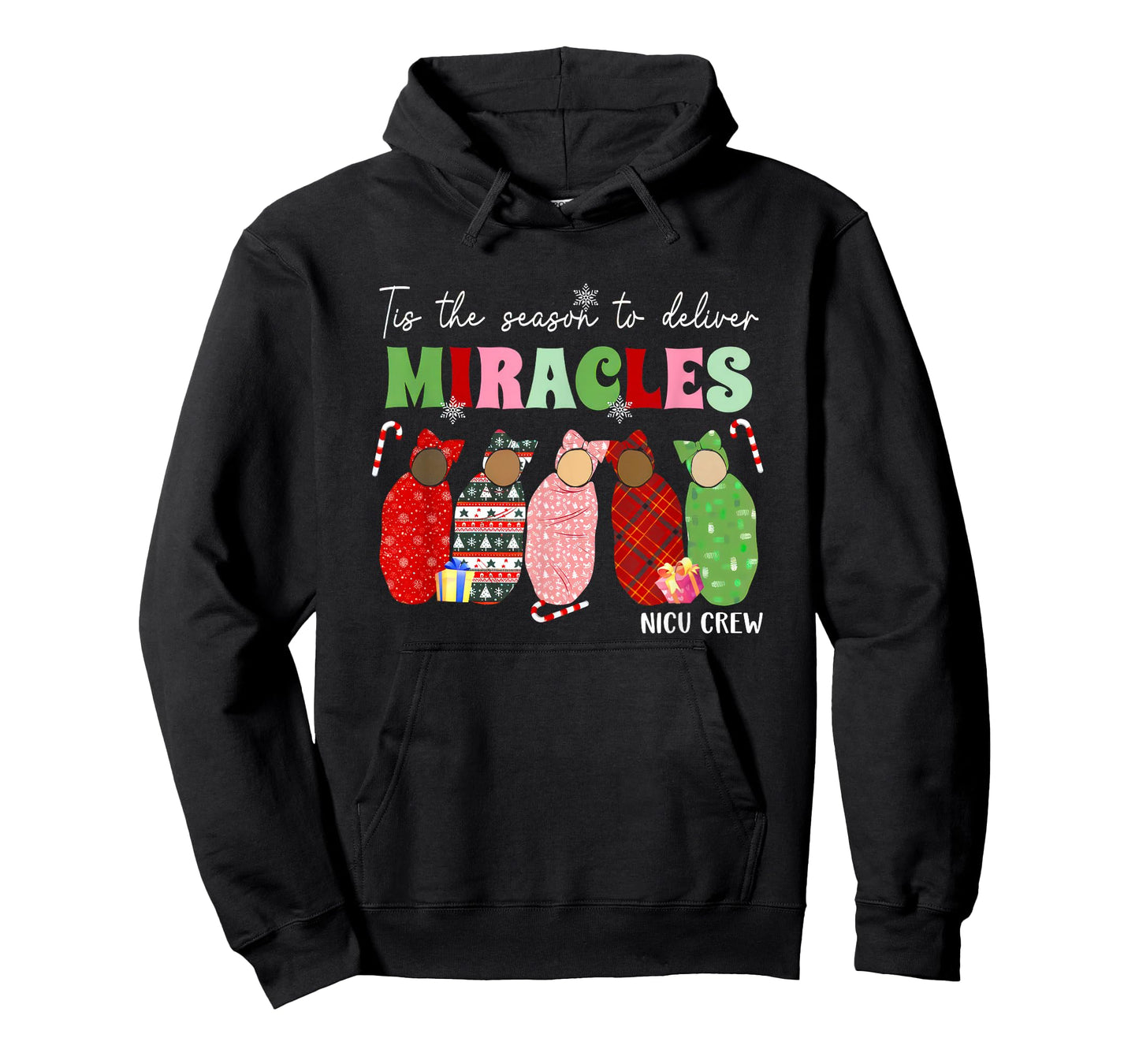 Tis The Season to Save Miracles Nicu Crew Nurse Christmas T-Shirt