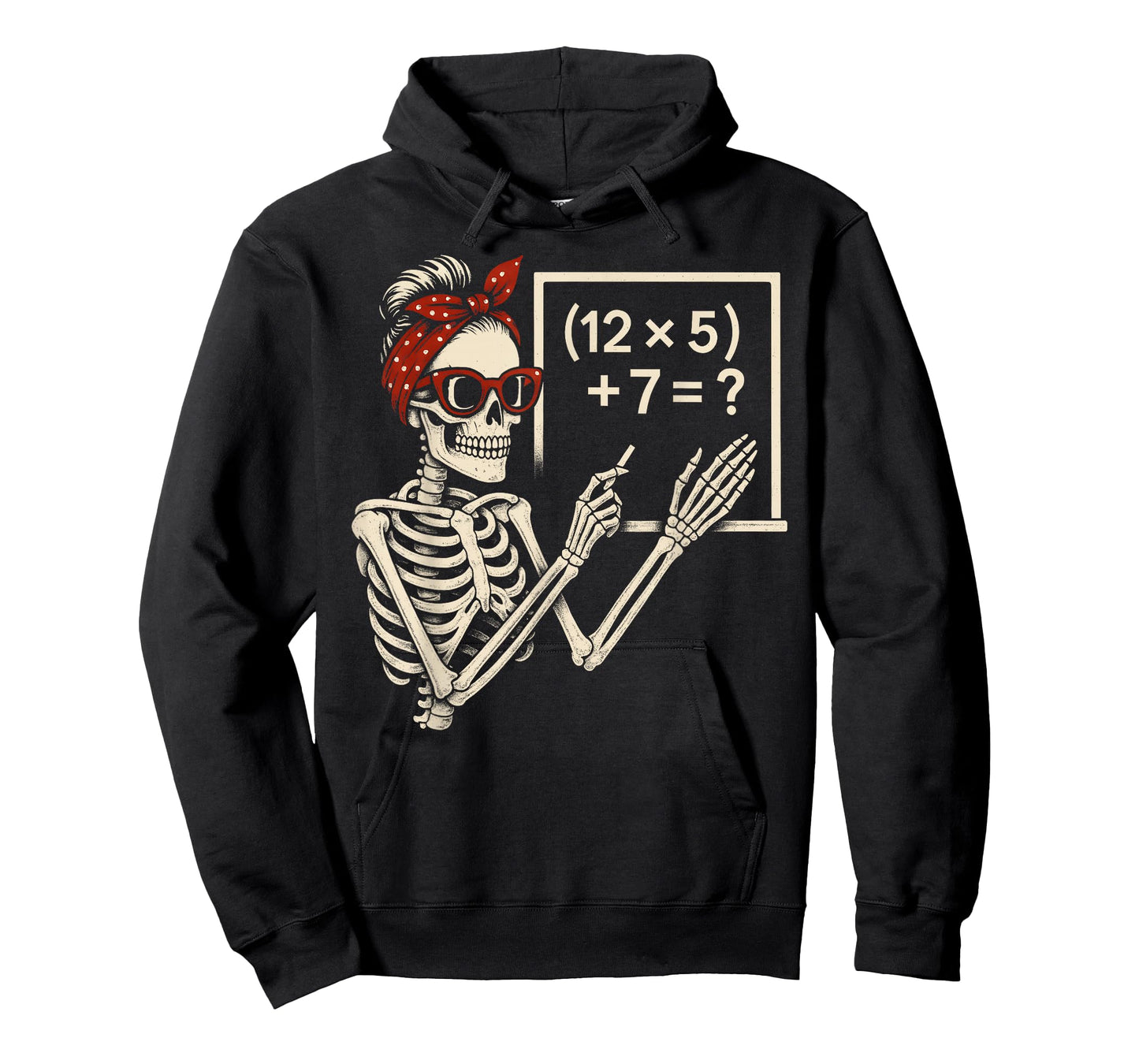 Halloween Math Teacher Skeleton Six Seven Meme Brainrot T-Shirt
