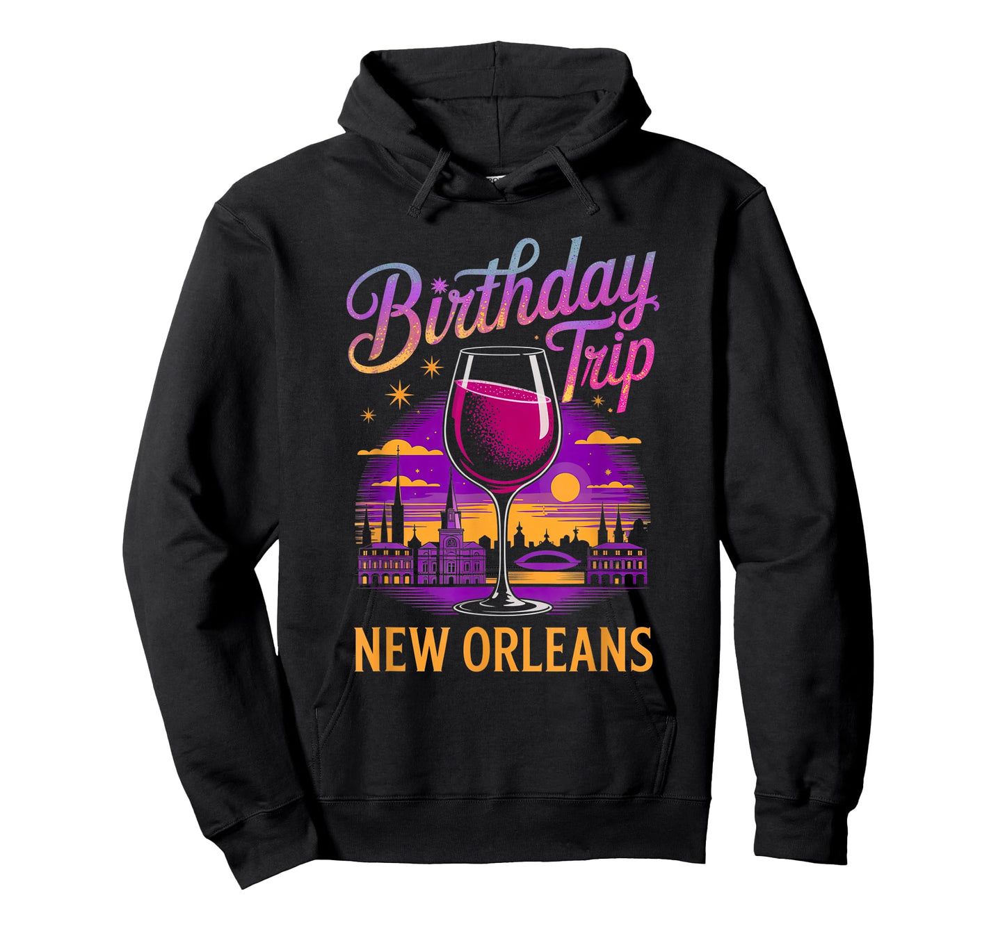 Birthday Trip New Orleans Vacation Funny Party Family Friend T-Shirt