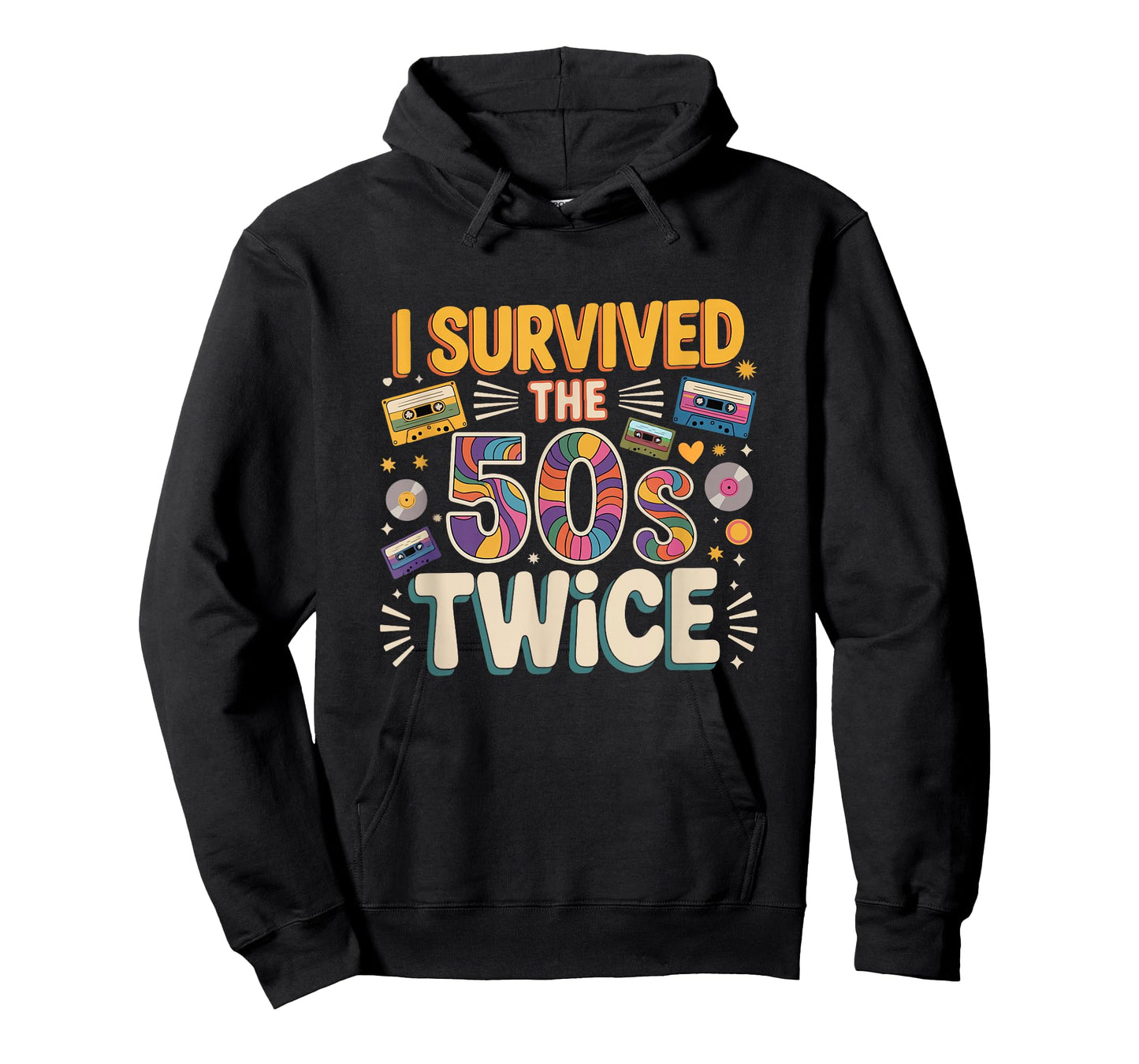 I Survived The 50s Twice Funny Joke 60th Birthday Classic T-Shirt