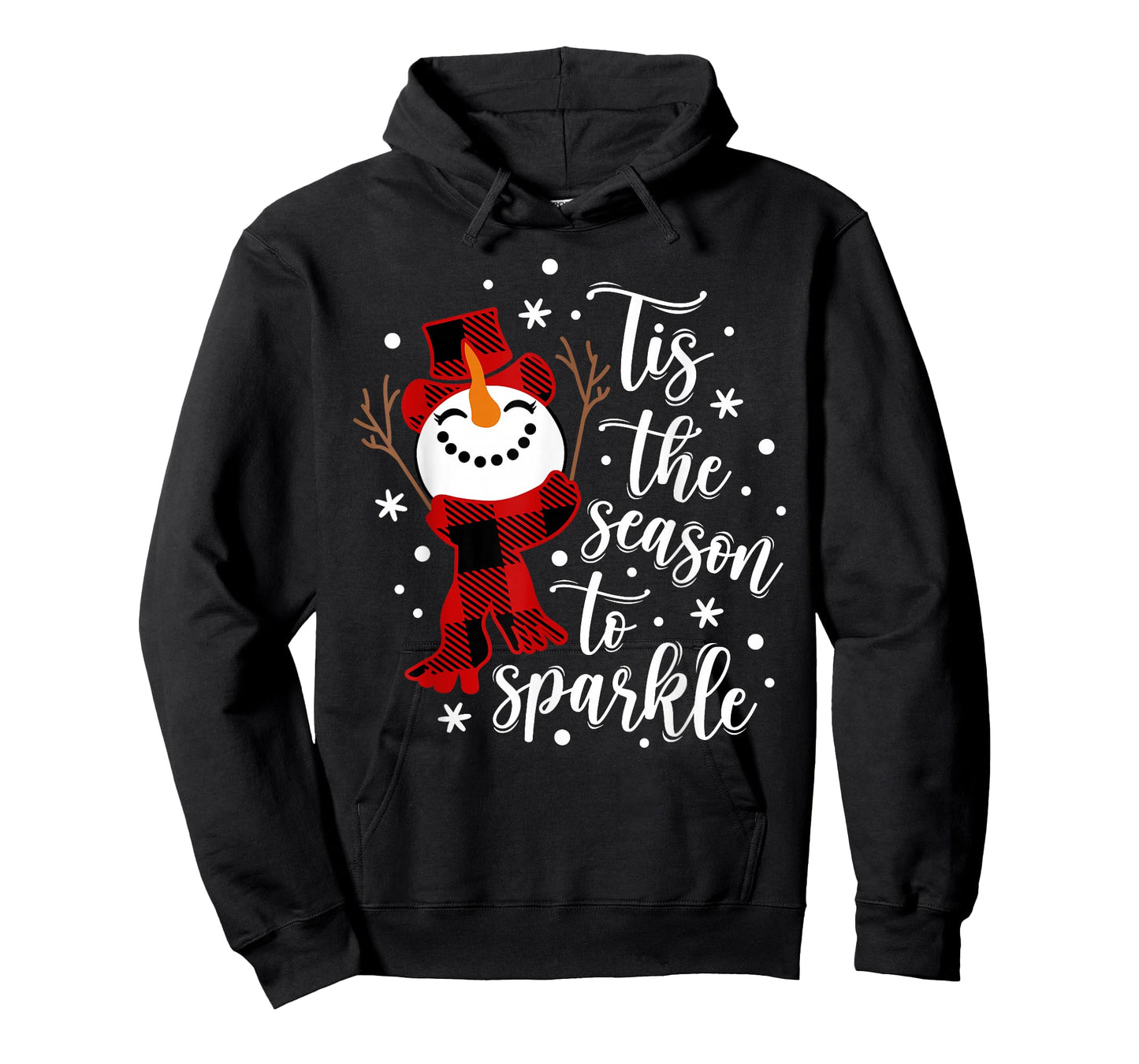 Tis The Season to Sparkle Snowman Christmas Holiday T-Shirt