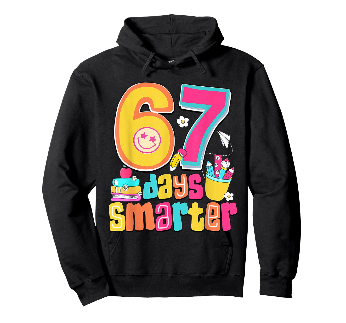 67th Day of School Shirt 67 Days Smarter Teacher Boys Girls T-Shirt