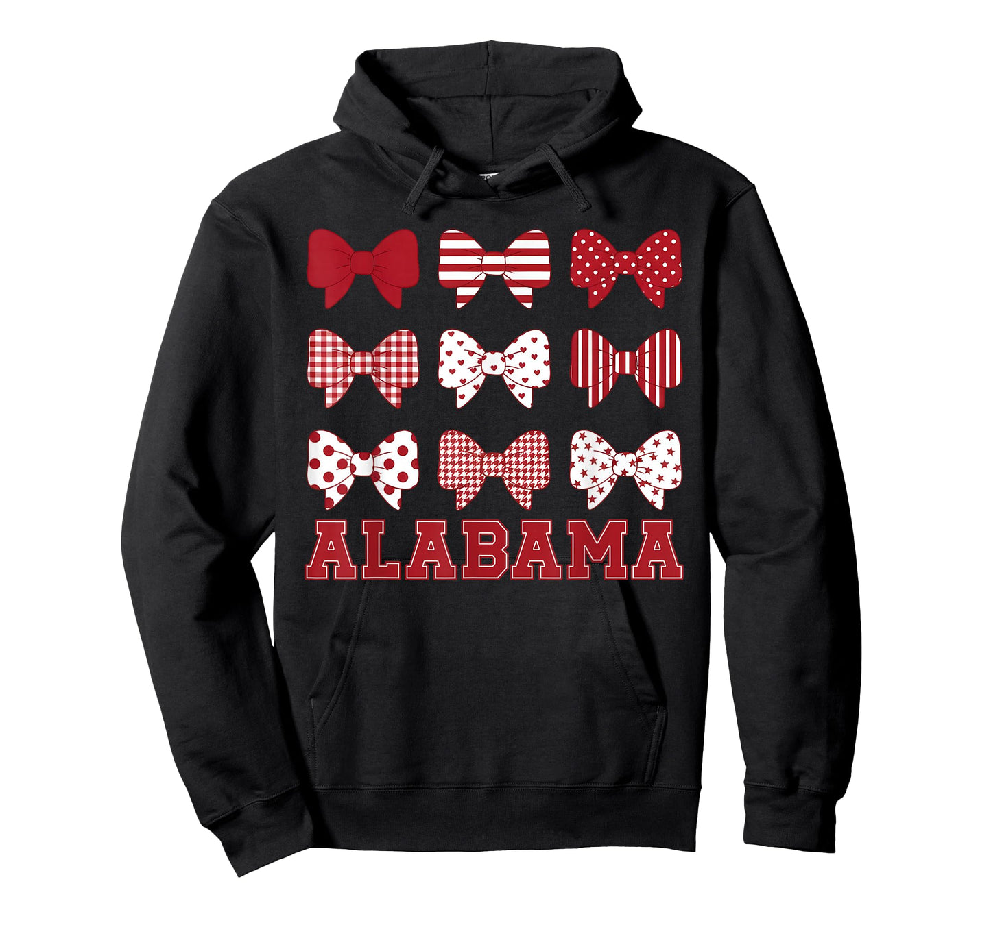 Alabama AL Women Toddler Girls Coquette Bow State Pride T-Shirt