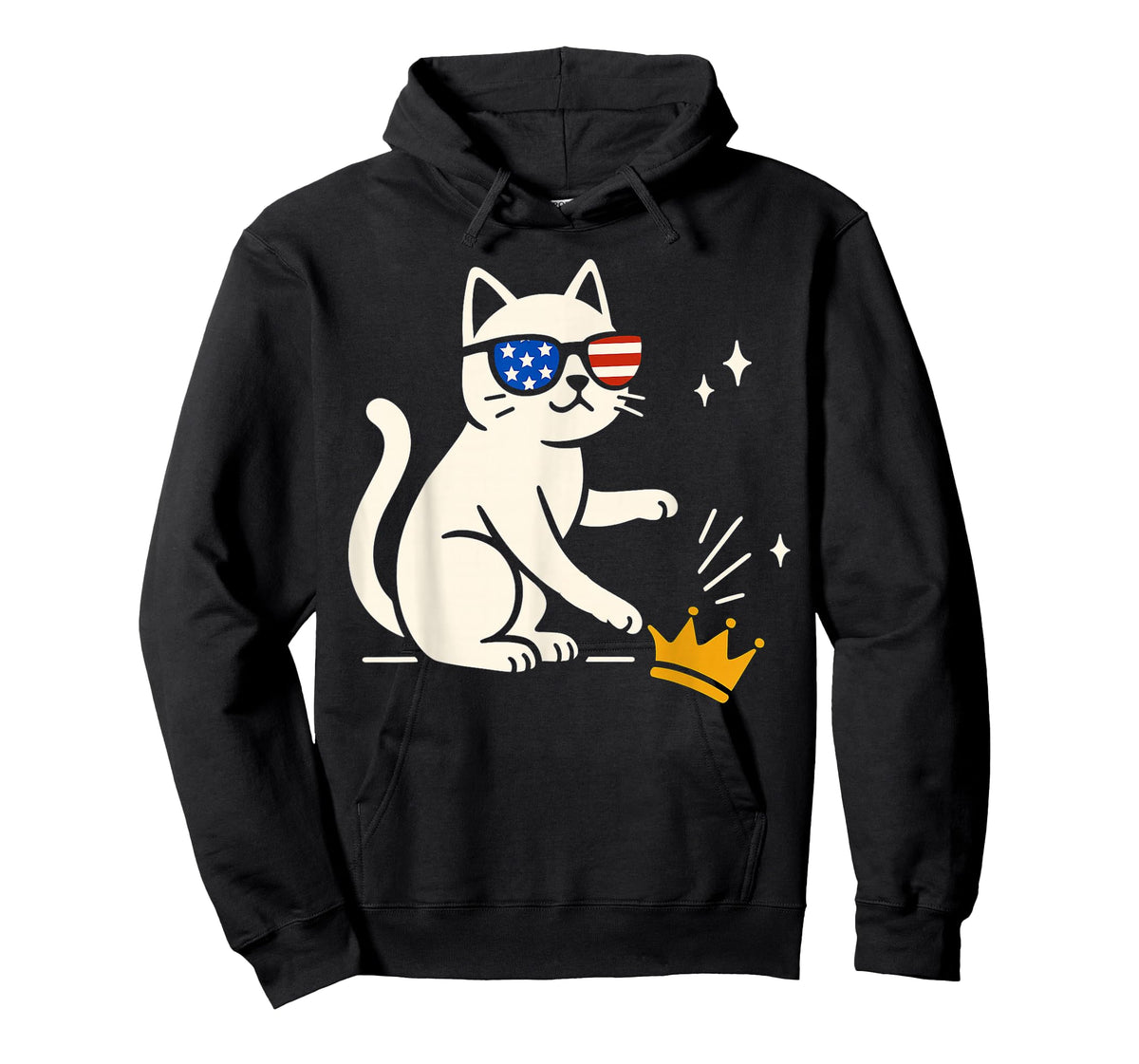 Funny Protesting Cat No King T-Shirt