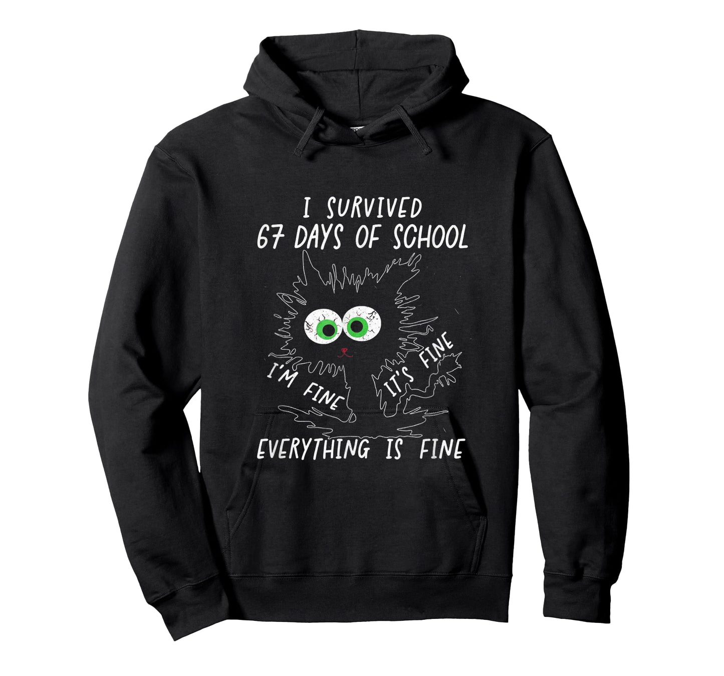 I Survived 67 Days of School Funny Six Seven Meme T-Shirt