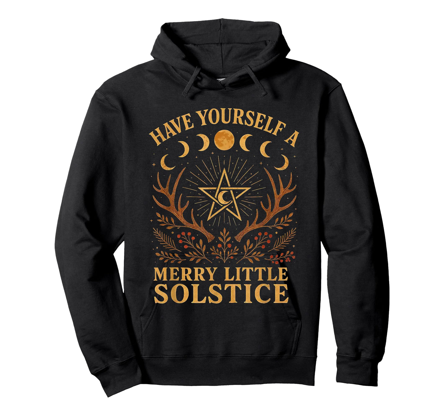 Have Yourself a Merry Little Solstice Witchcore T-Shirt
