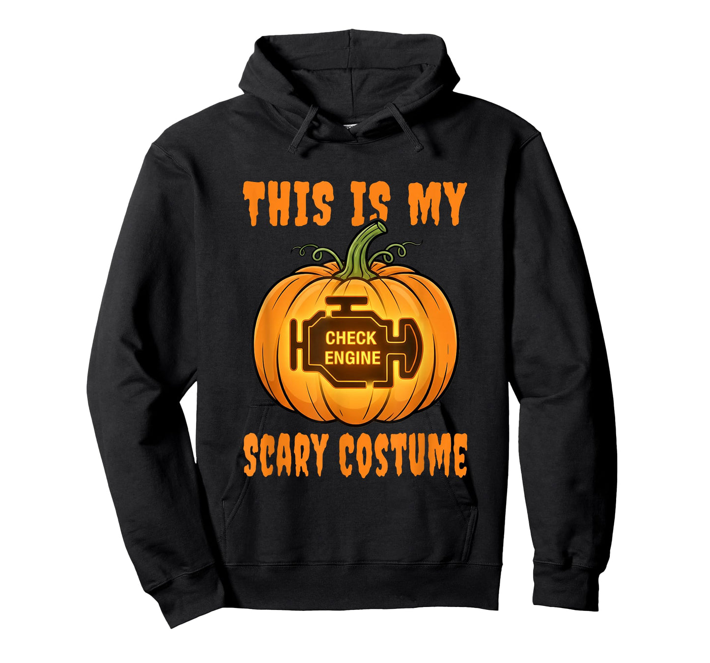 This is My Check Engine Scary Costume Halloween Car Humor T-Shirt