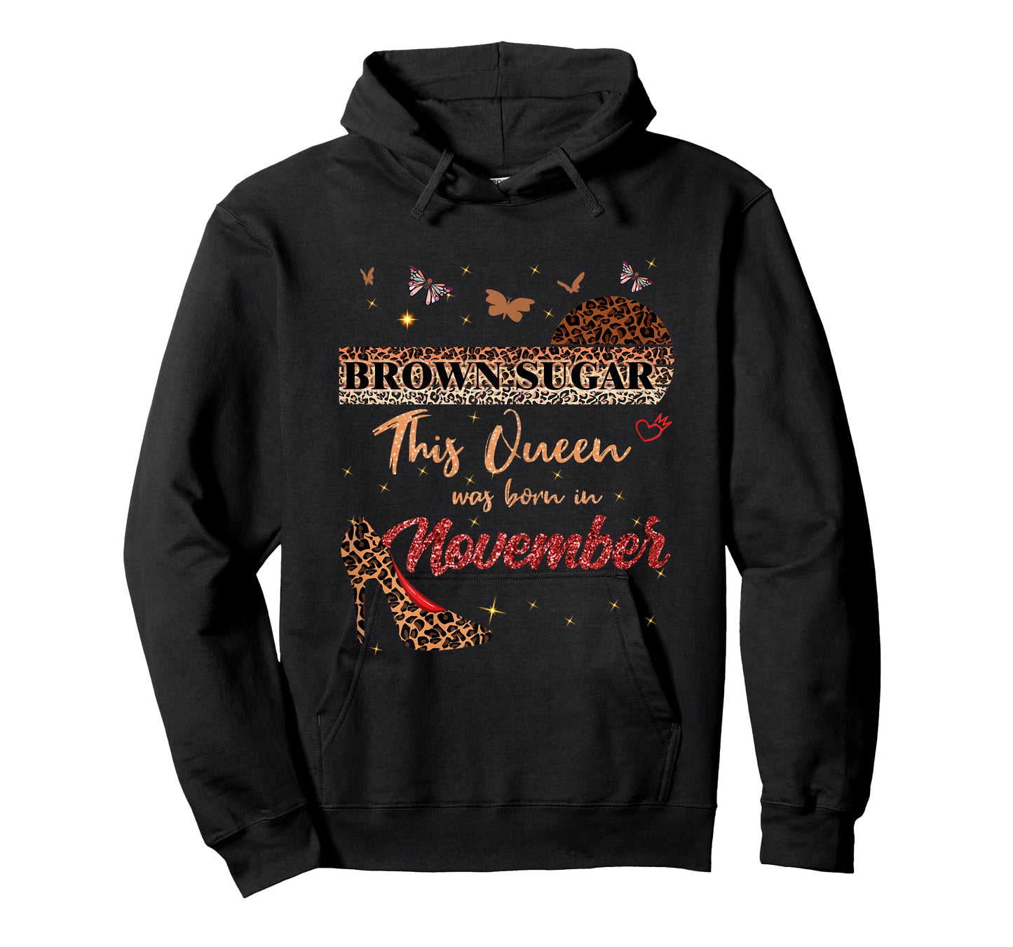 November Birthday for Black Women This Queen was Born in T-Shirt