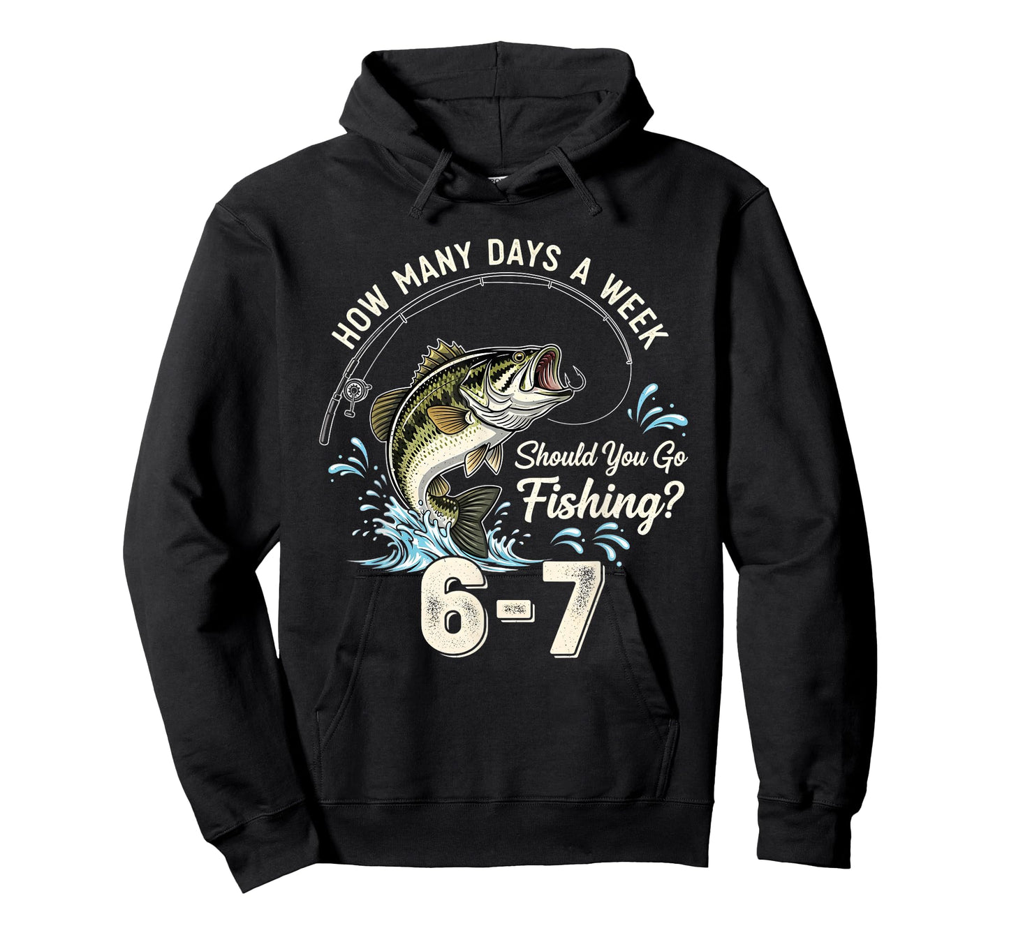Funny 67 How Many Days A Week Should You Go Fishing 6-7 Meme T-Shirt