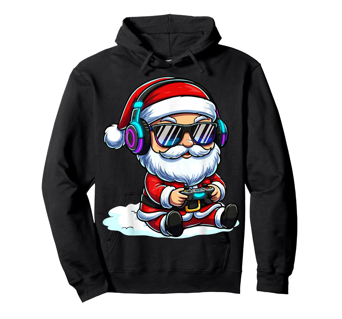 Gamer Santa Video Game Christmas Gaming T-Shirt