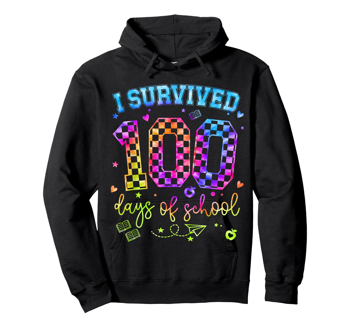 I Survived 100 Days of School Students Teachers 100th Day T-Shirt