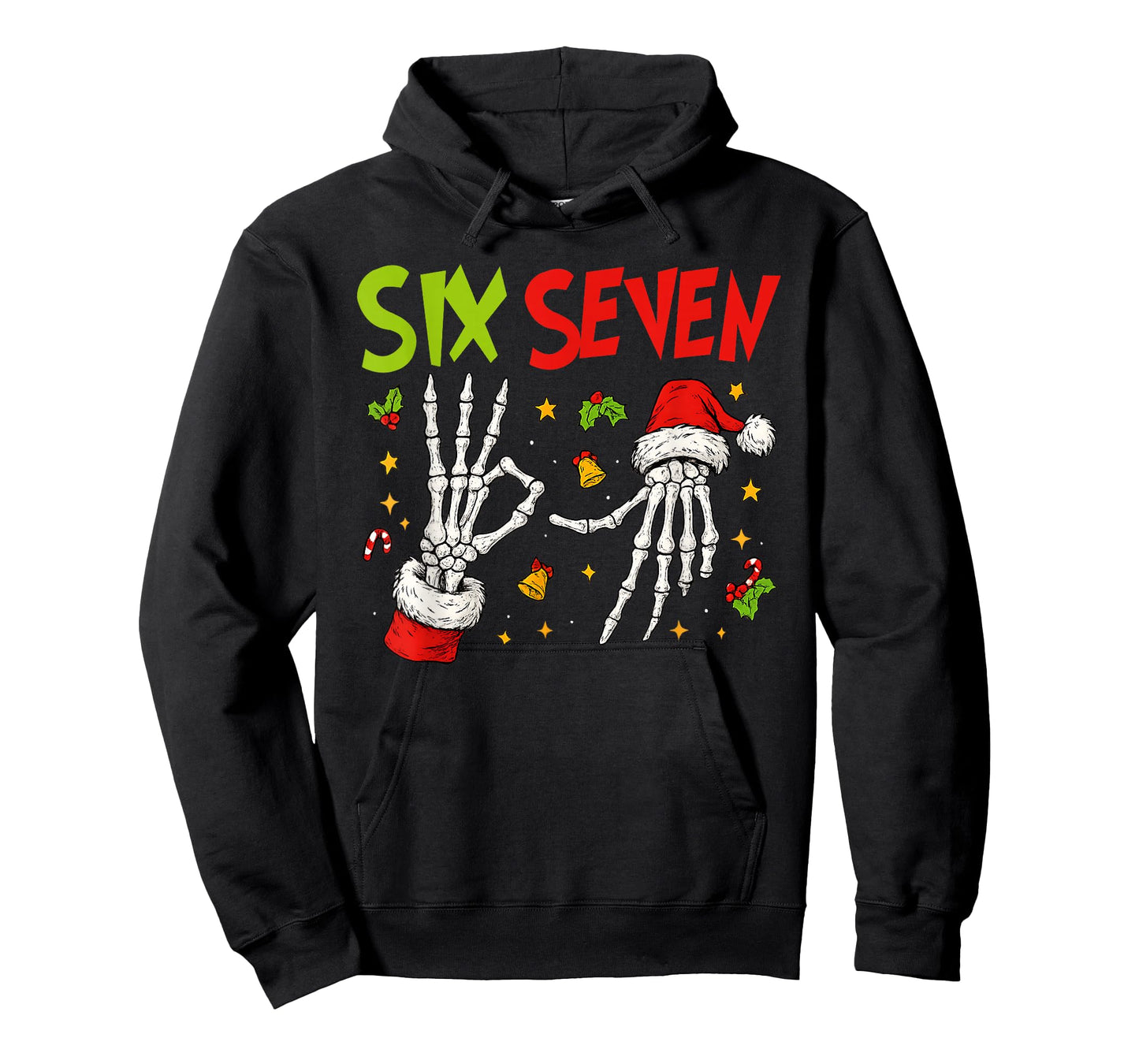 Trending Six Seven Meme Christmas 67 Xmas Men Women Kids T-Shirt