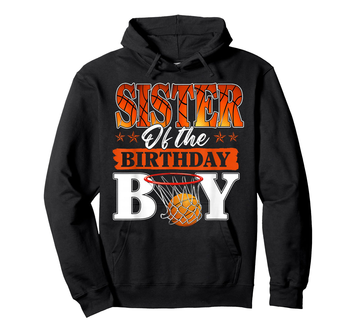 Basketball Sister of The Birthday Boy Family Matching T-Shirt