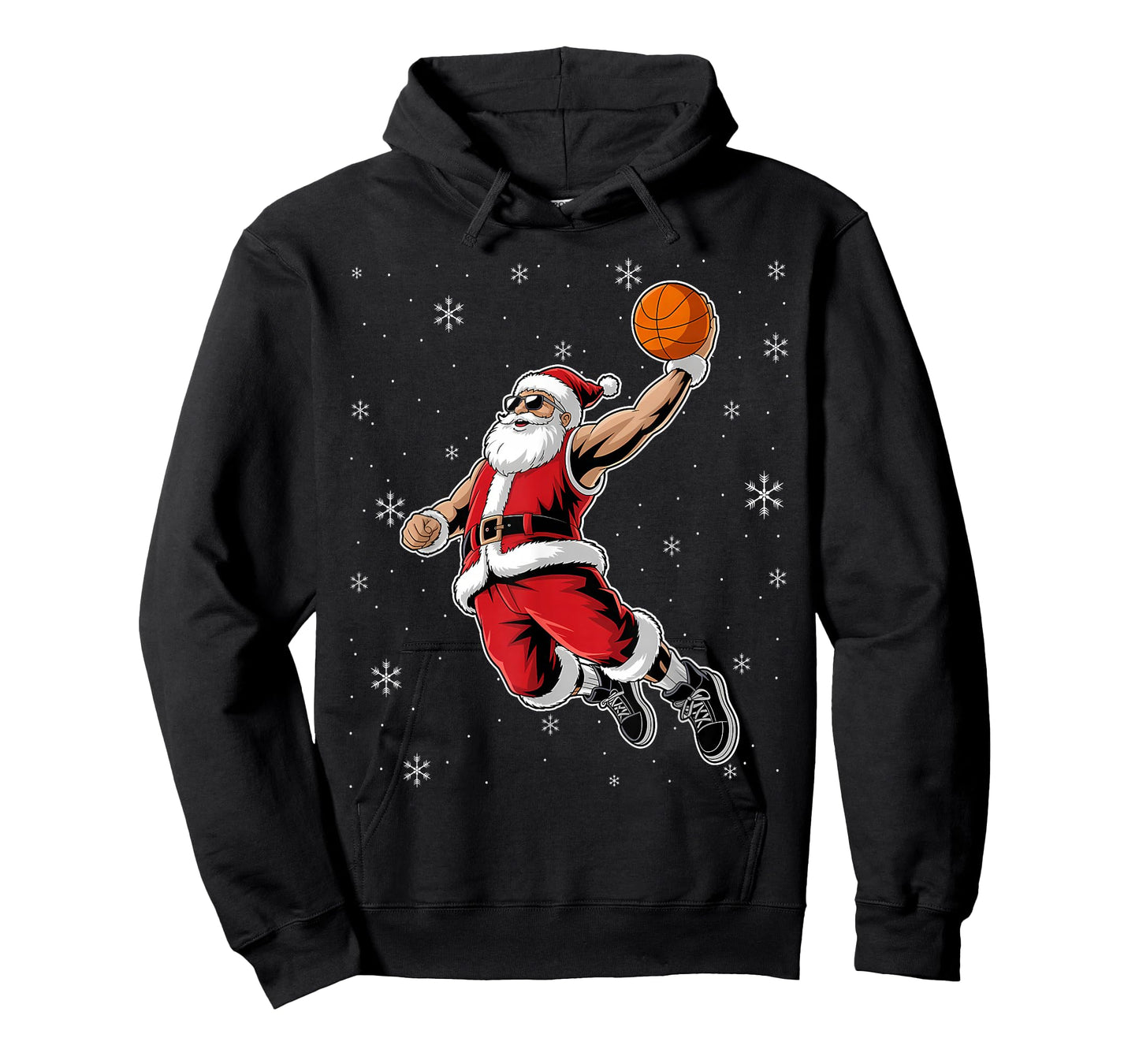 Just Dunk It Santa Claus Basketball Christmas Tree Ornaments T-Shirt