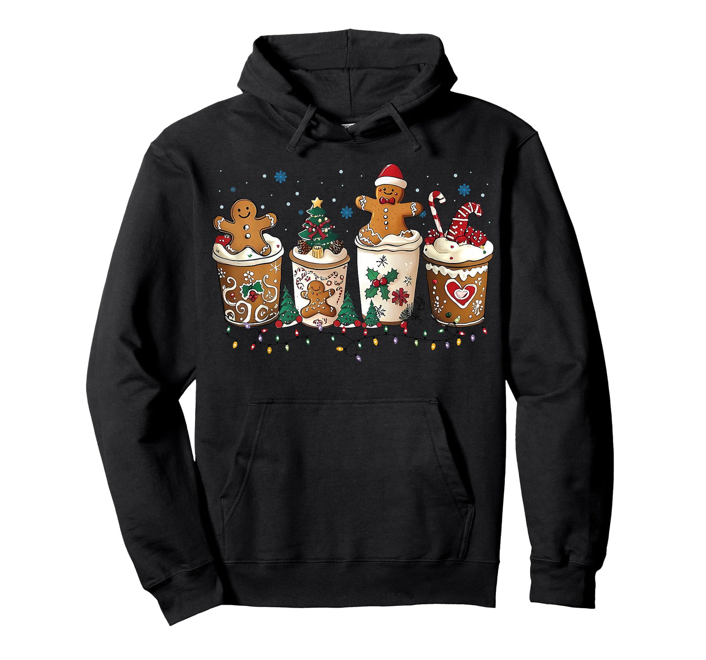 Gingerbread Christmas Coffee Cute Sweet Winter Holiday Women T-Shirt