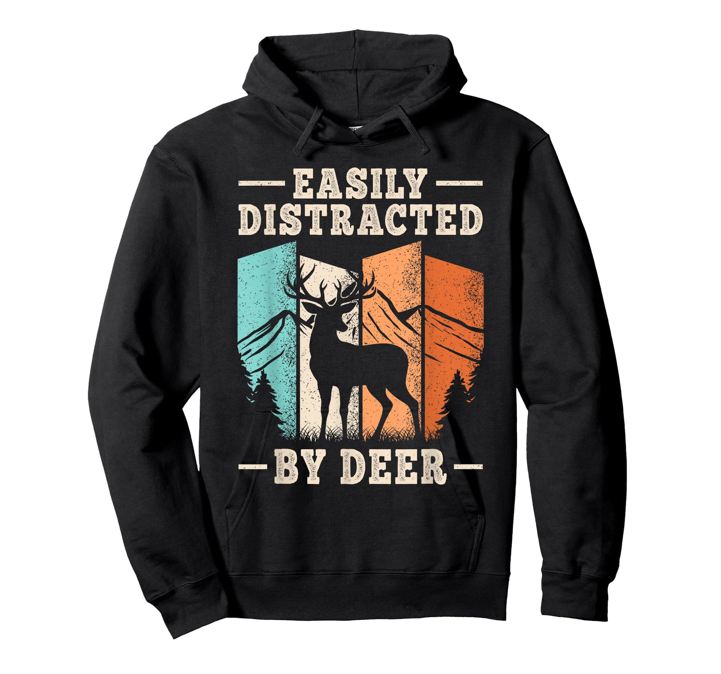 Easily Distracted by Deer Lover Men Women Kids T-Shirt