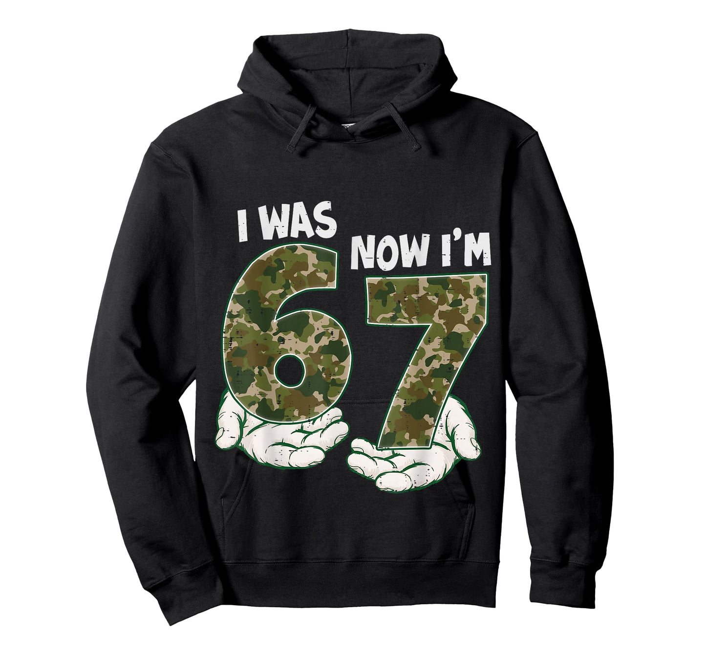 I was 6 Now I'm 7 Camo Birthday Six Seven Meme Boy Girl T-Shirt