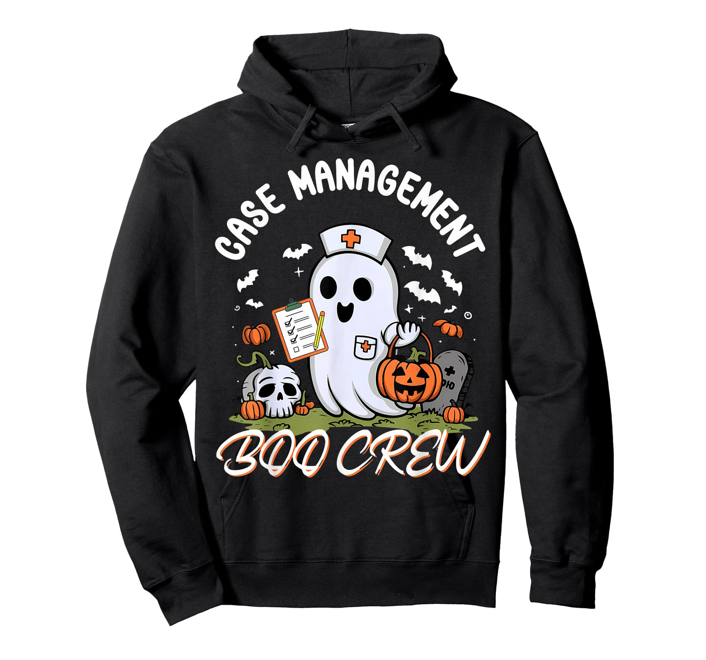 Case Management Boo Crew Nurse Ghost Spooky Halloween RN T-Shirt