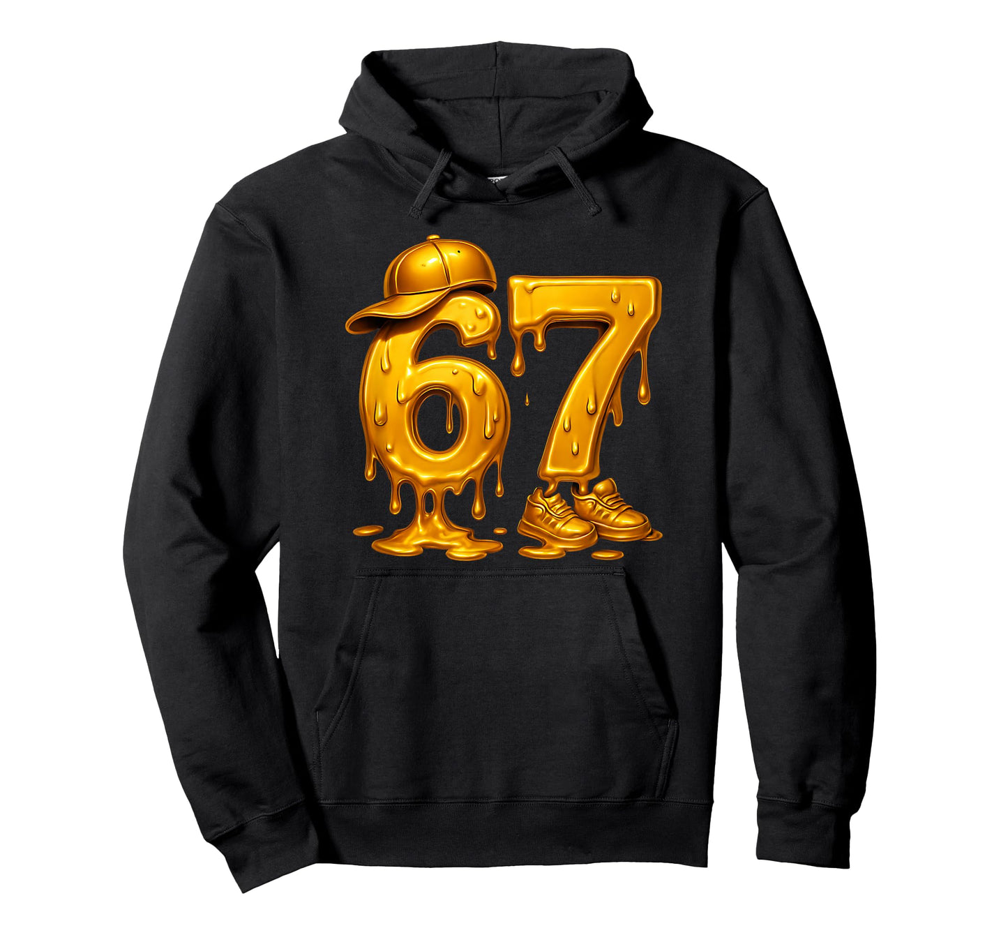 67 Brain Rot Meme Baseball Ice Cream Drip for Kids & Teens T-Shirt