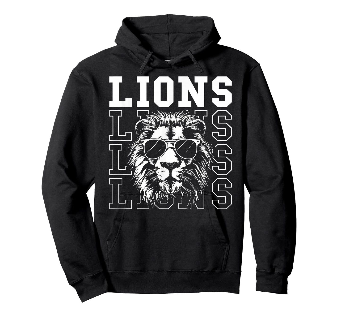 Vintage Lions School Spirit Fan Team Back to School T-Shirt