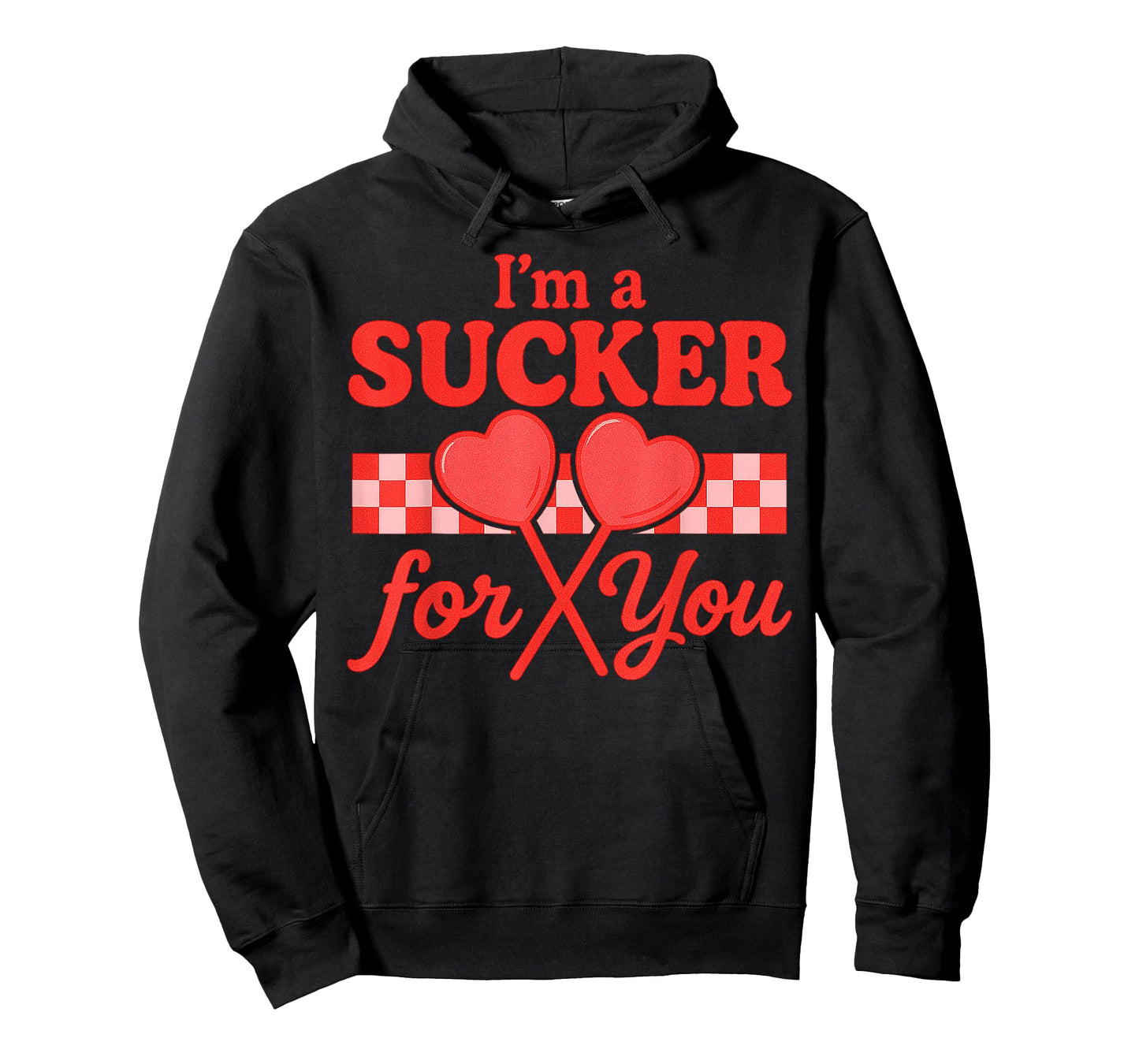 Funny Valentine's Day im a Sucker for You Retro Heart Candy T-Shirt