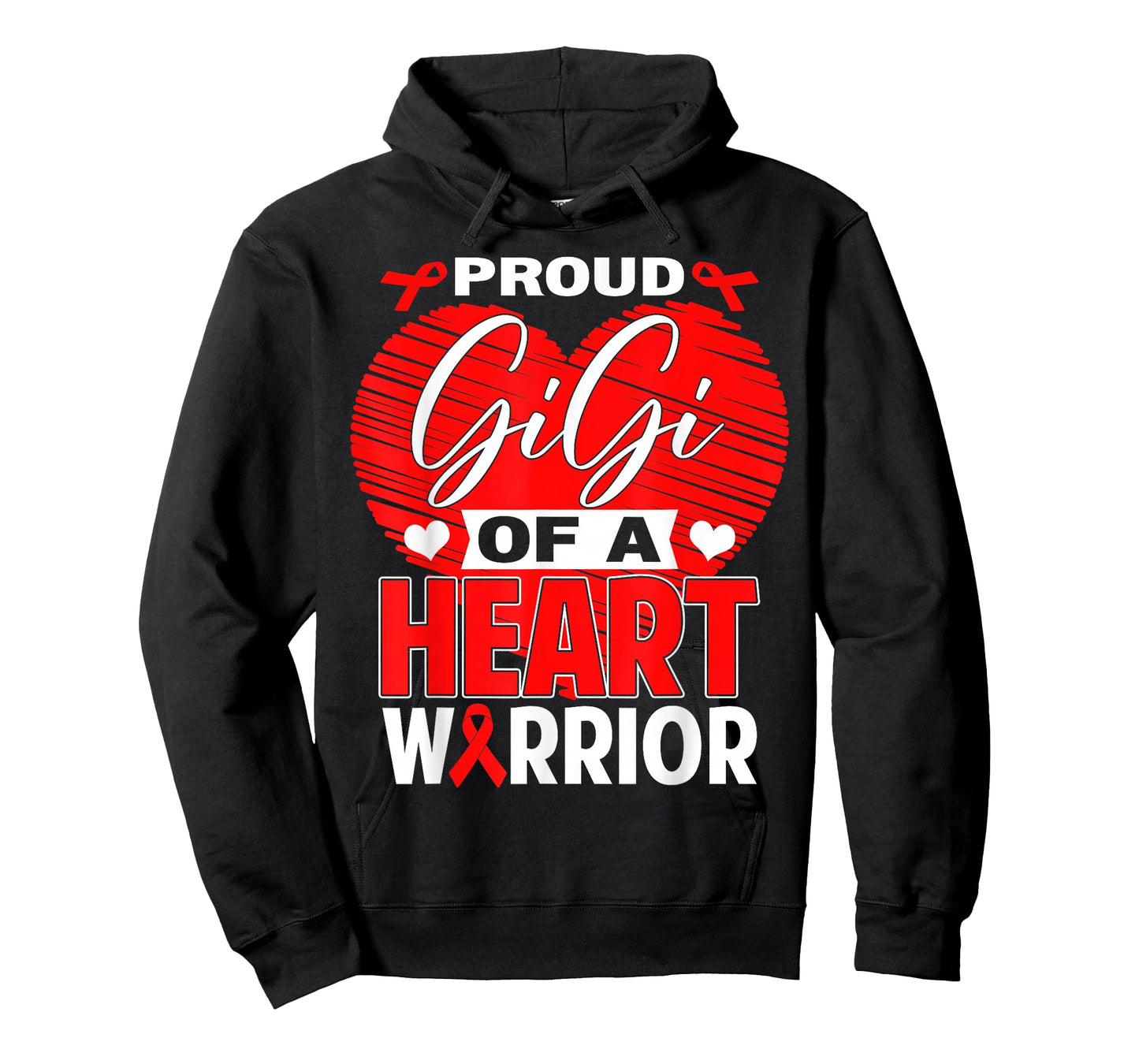 Proud Gigi of Heart Warrior Heart Disease Awareness T-Shirt