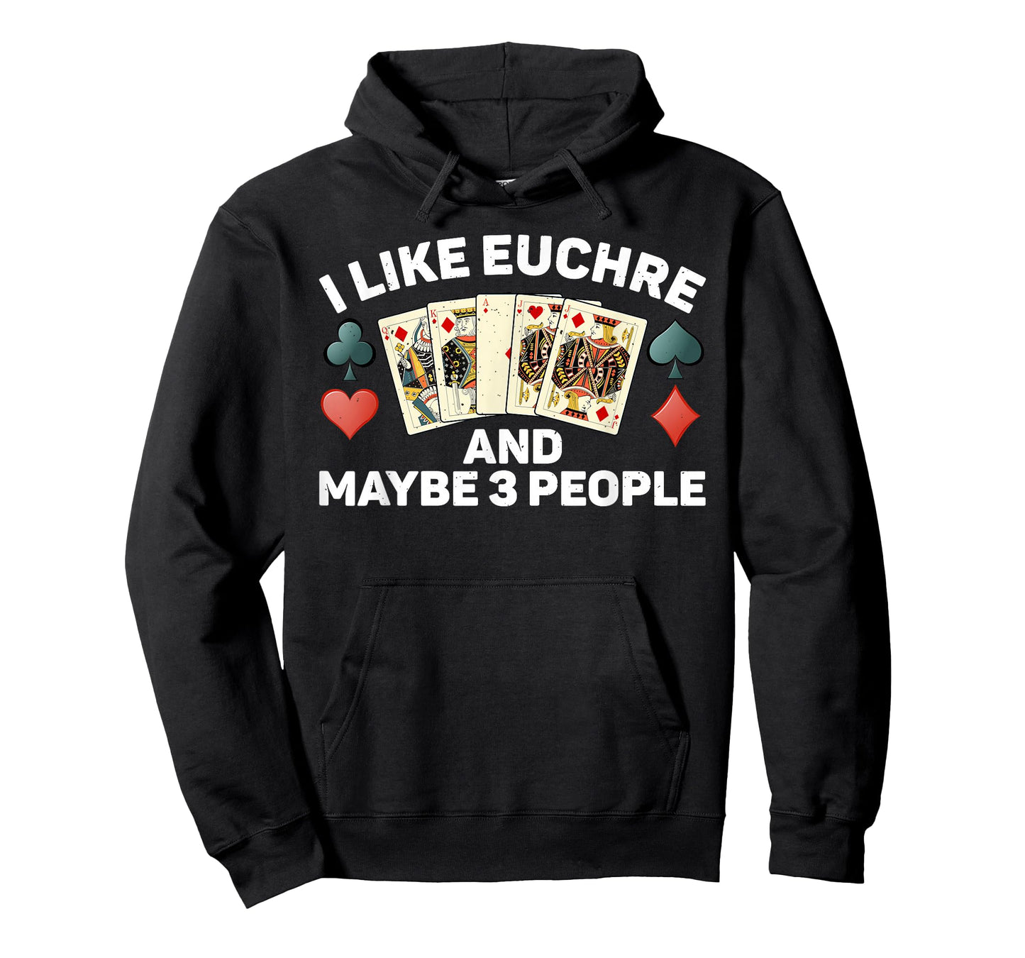 Funny Euchre Art for Men Women Kids Card Game Euchre Lover T-Shirt